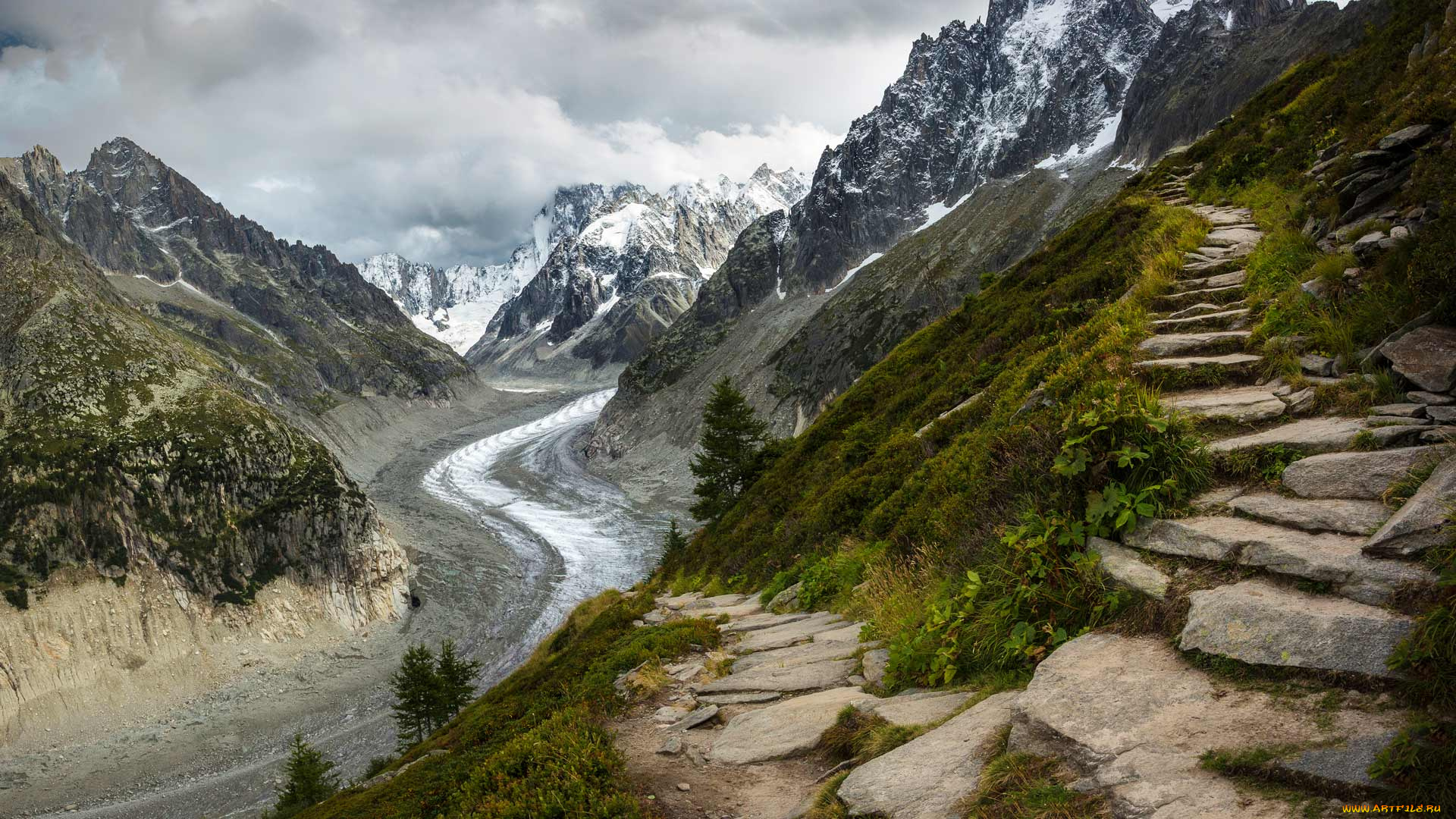 природа, горы, простор