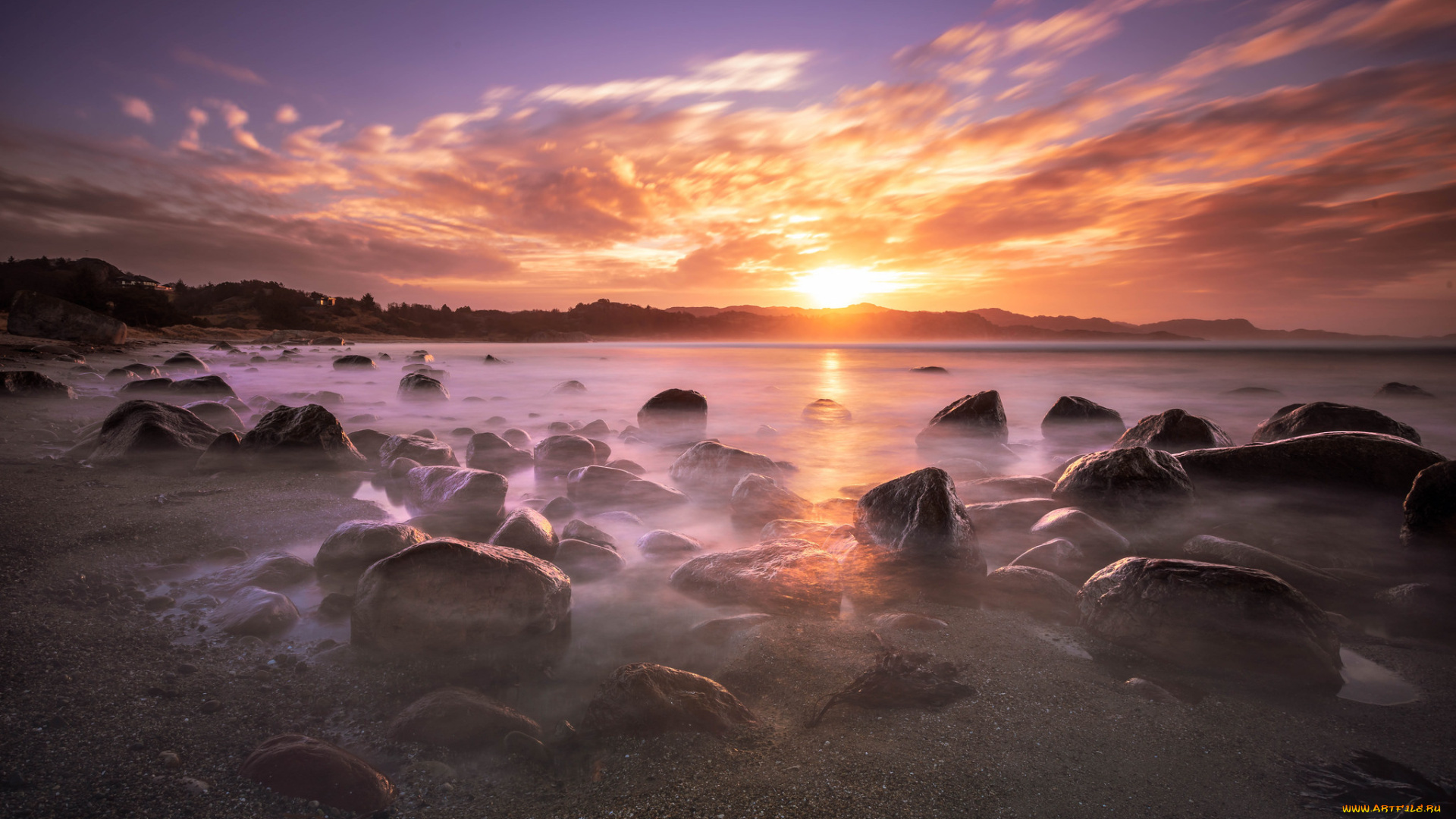 природа, восходы, закаты, простор