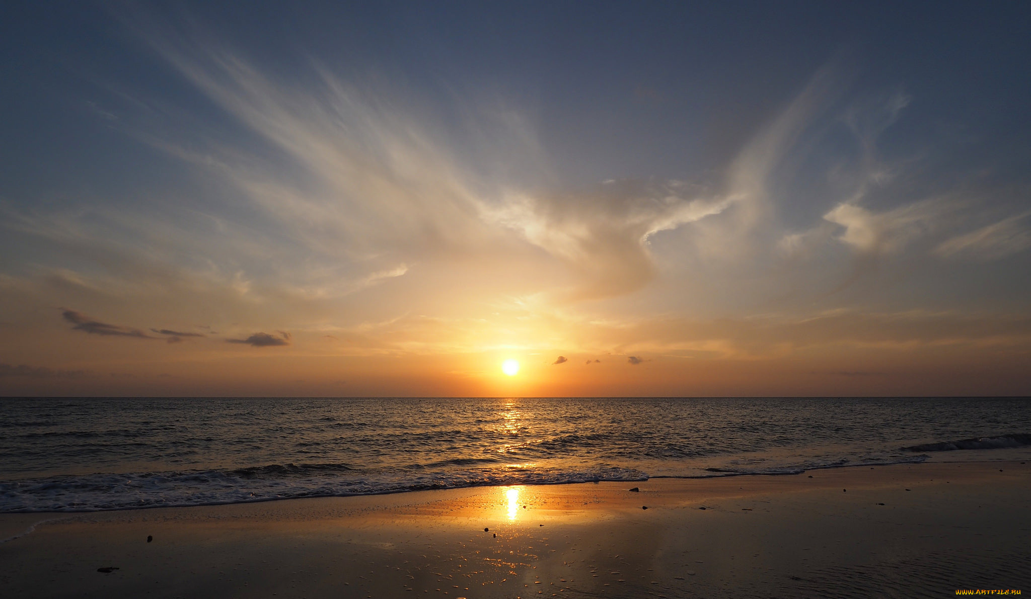 природа, восходы, закаты, простор