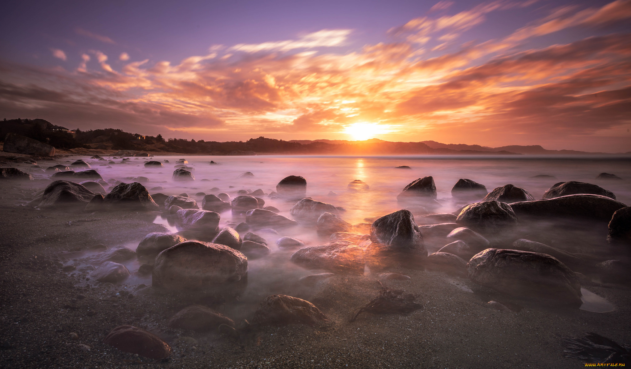 природа, восходы, закаты, простор