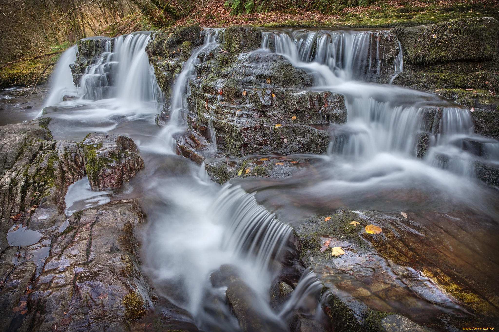 природа, водопады, простор