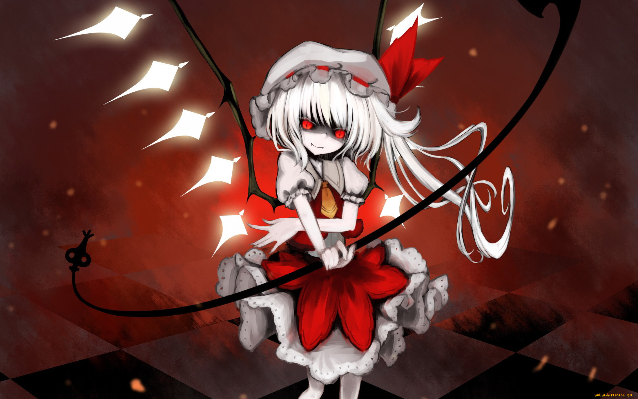 аниме, touhou, девушка