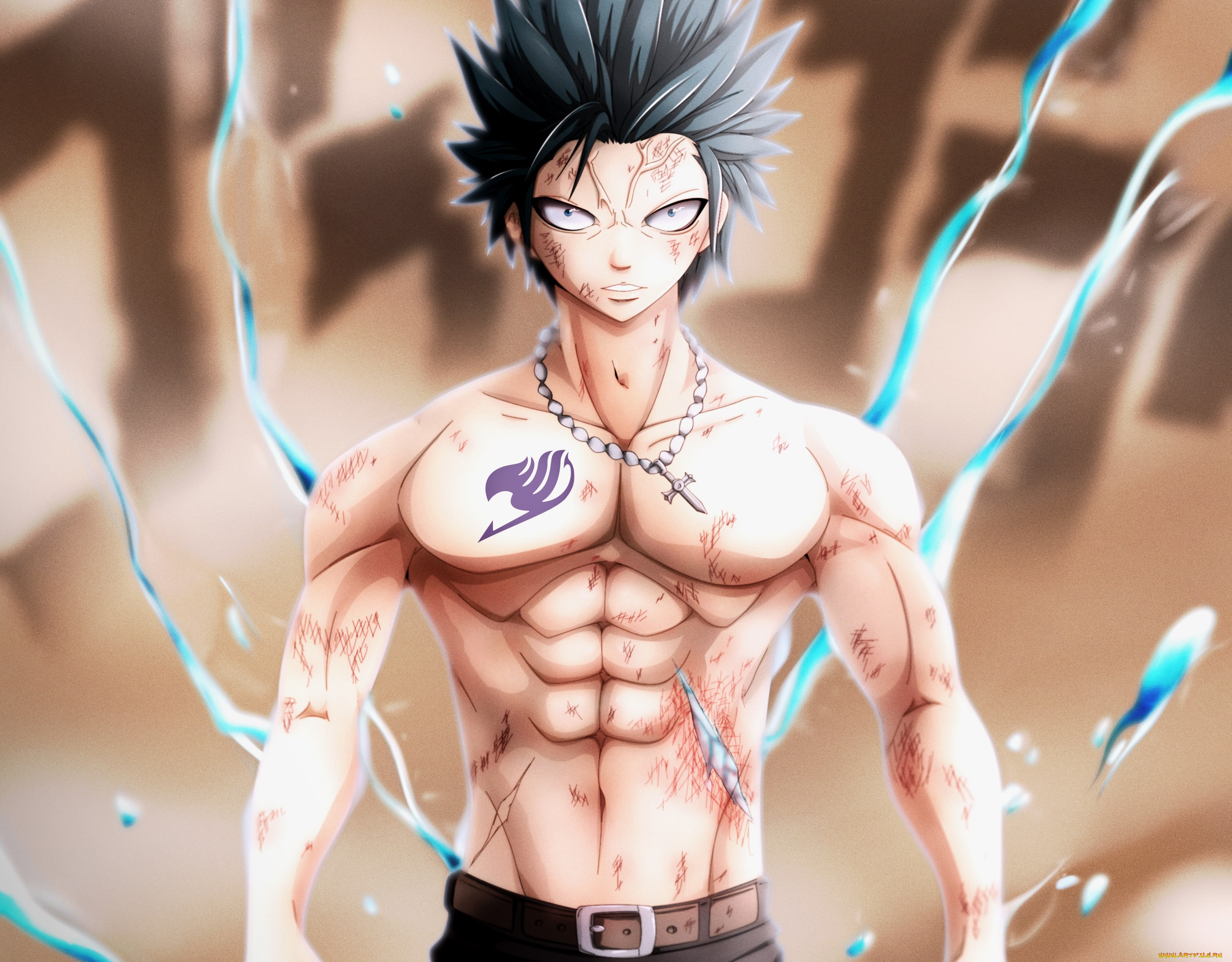 аниме, fairy, tail, хвост, феи