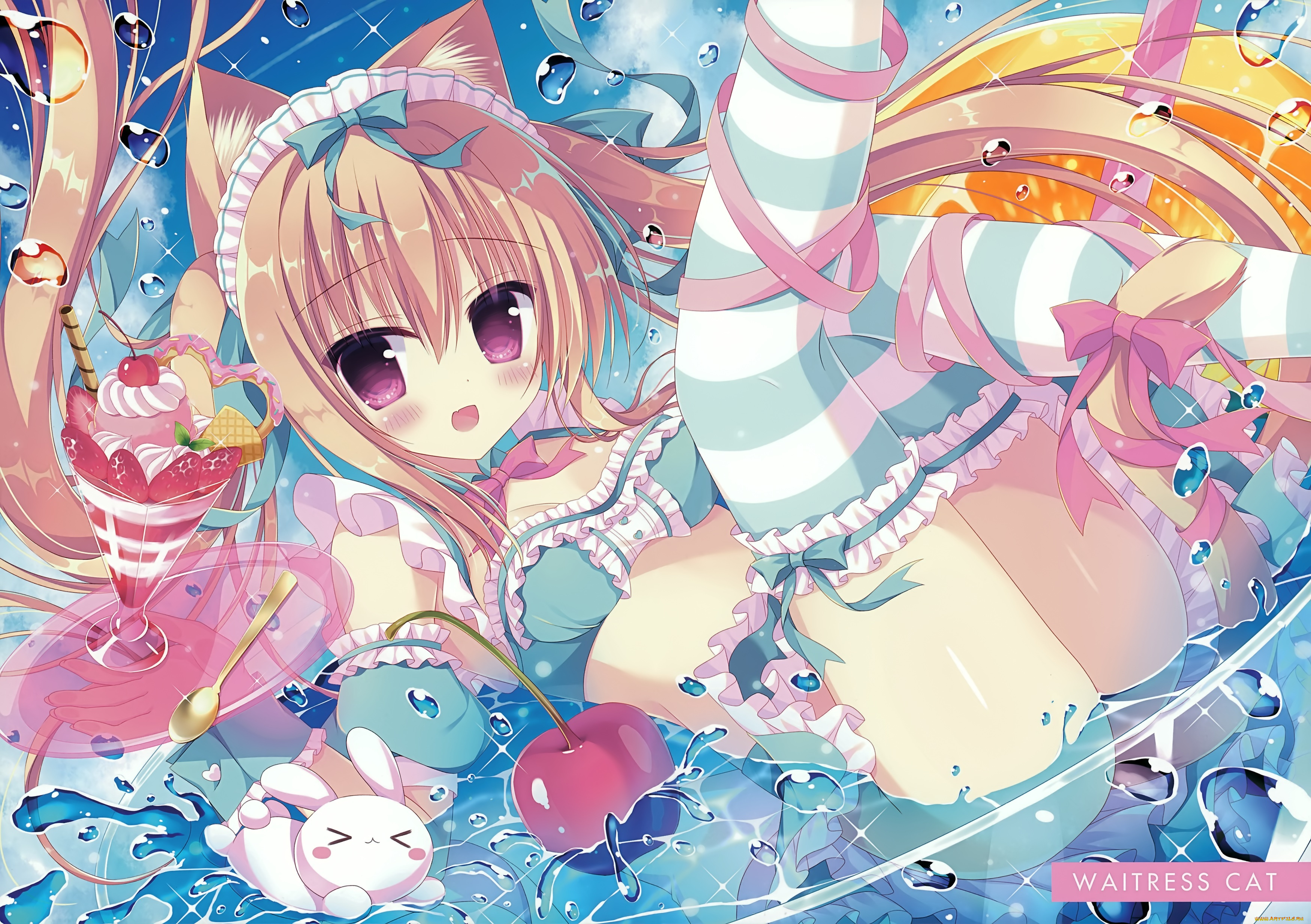 аниме, животные, , существа, hasune