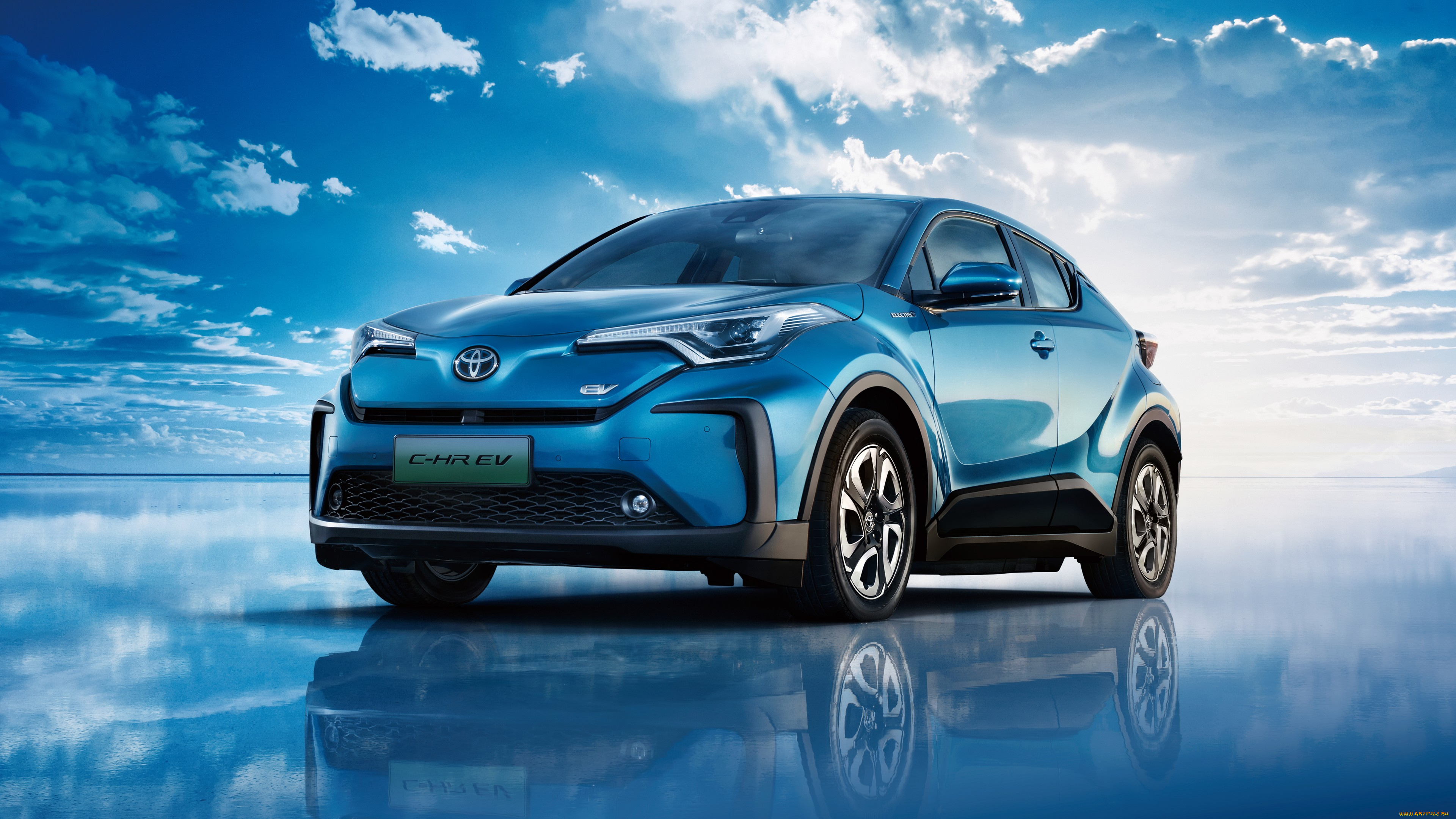 toyota, c-hr, ev, 2020, автомобили, toyota, кроссовер, chr, ev, 2020, электрокар, тойота
