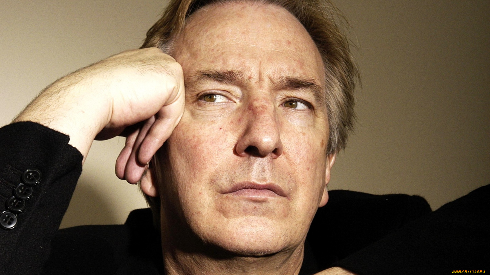 мужчины, alan, rickman, актер, лицо