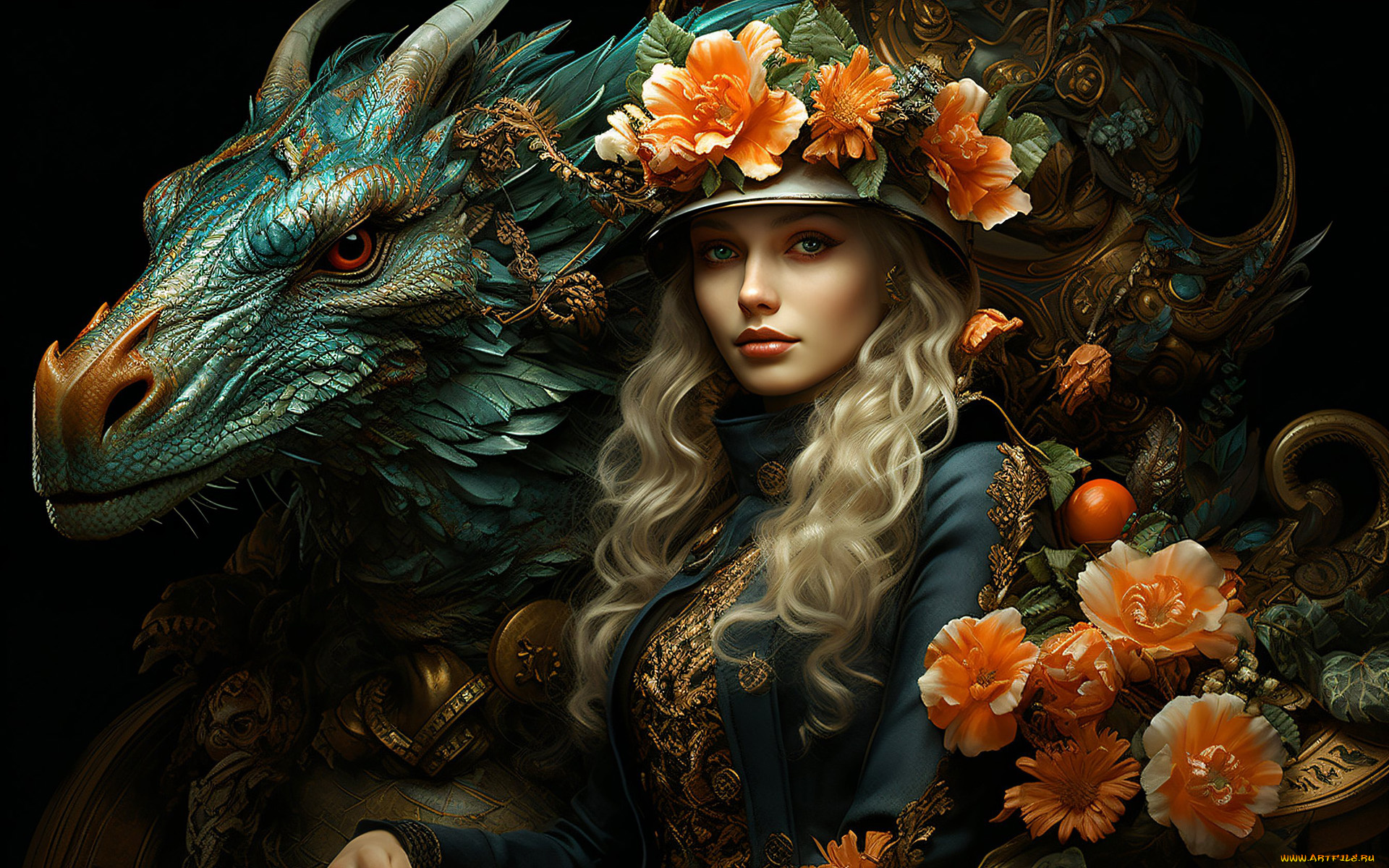 фэнтези, красавицы, и, чудовища, нейросети, графика, нейроарт, ai, art, нейронные, сети, рисунки, нейро, искусство