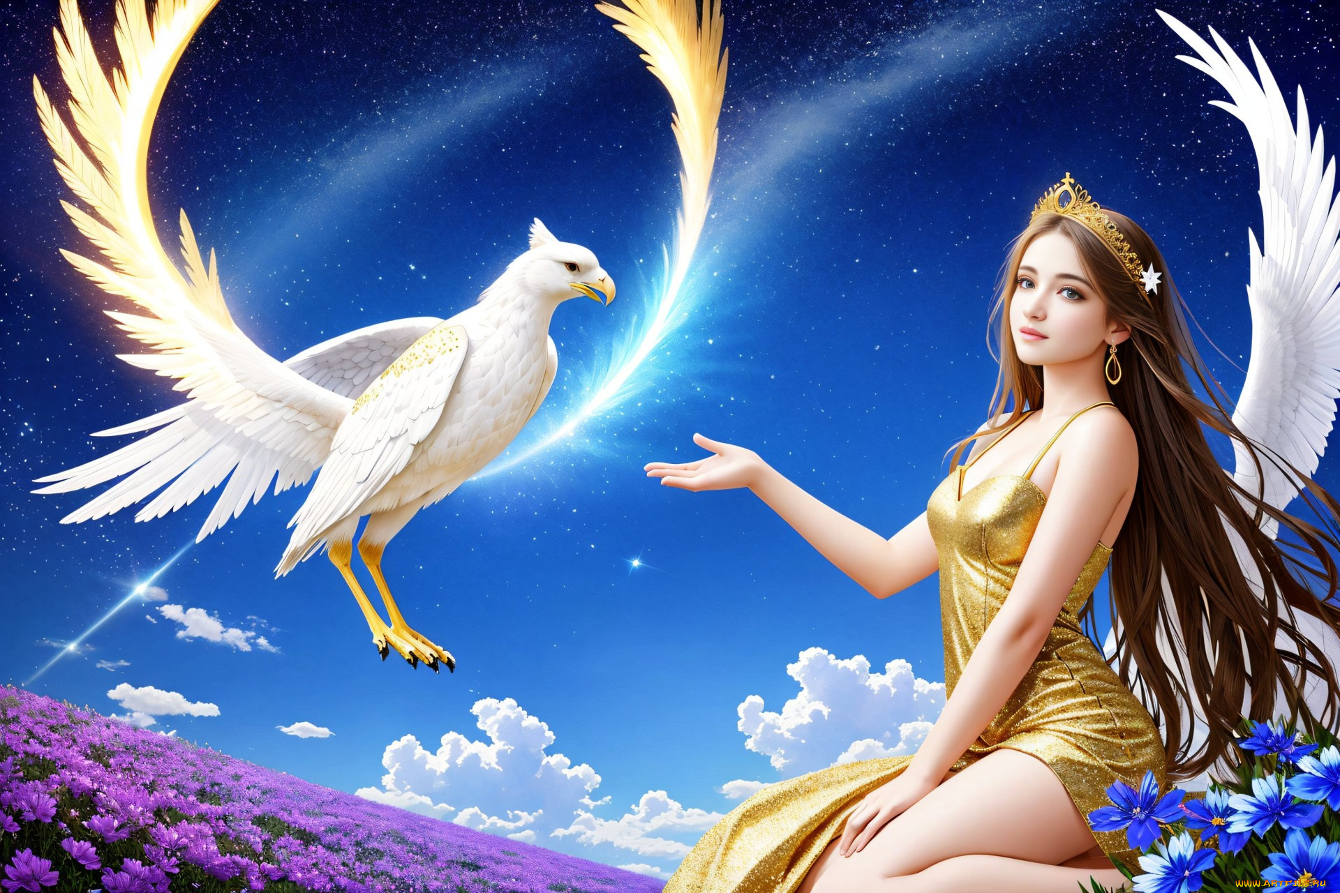 фэнтези, девушки, нейросети, графика, нейроарт, ai, art, нейронные, сети, рисунки, нейро, искусство