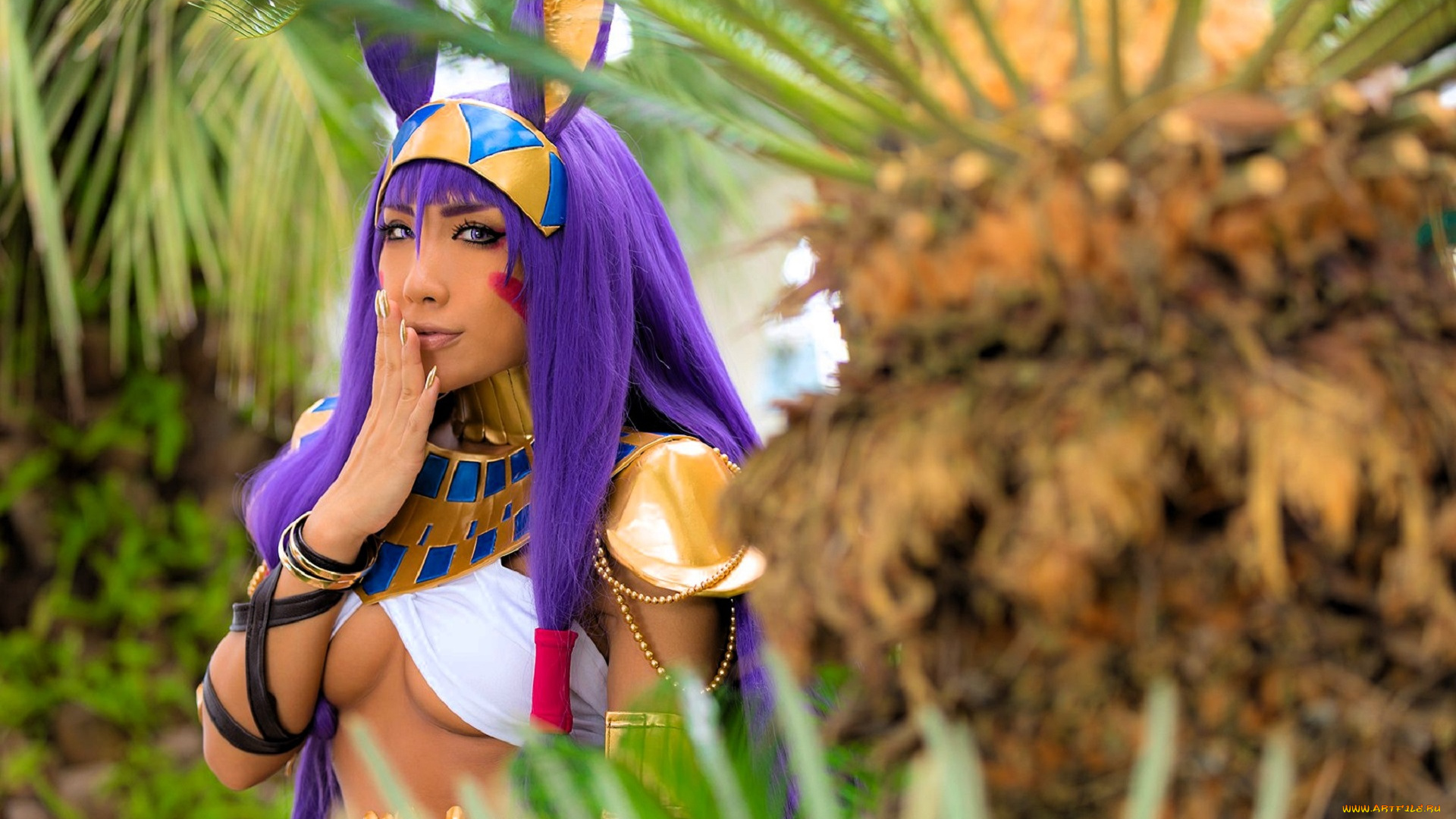 девушки, nonsummerjack, образ, костюм, пальма