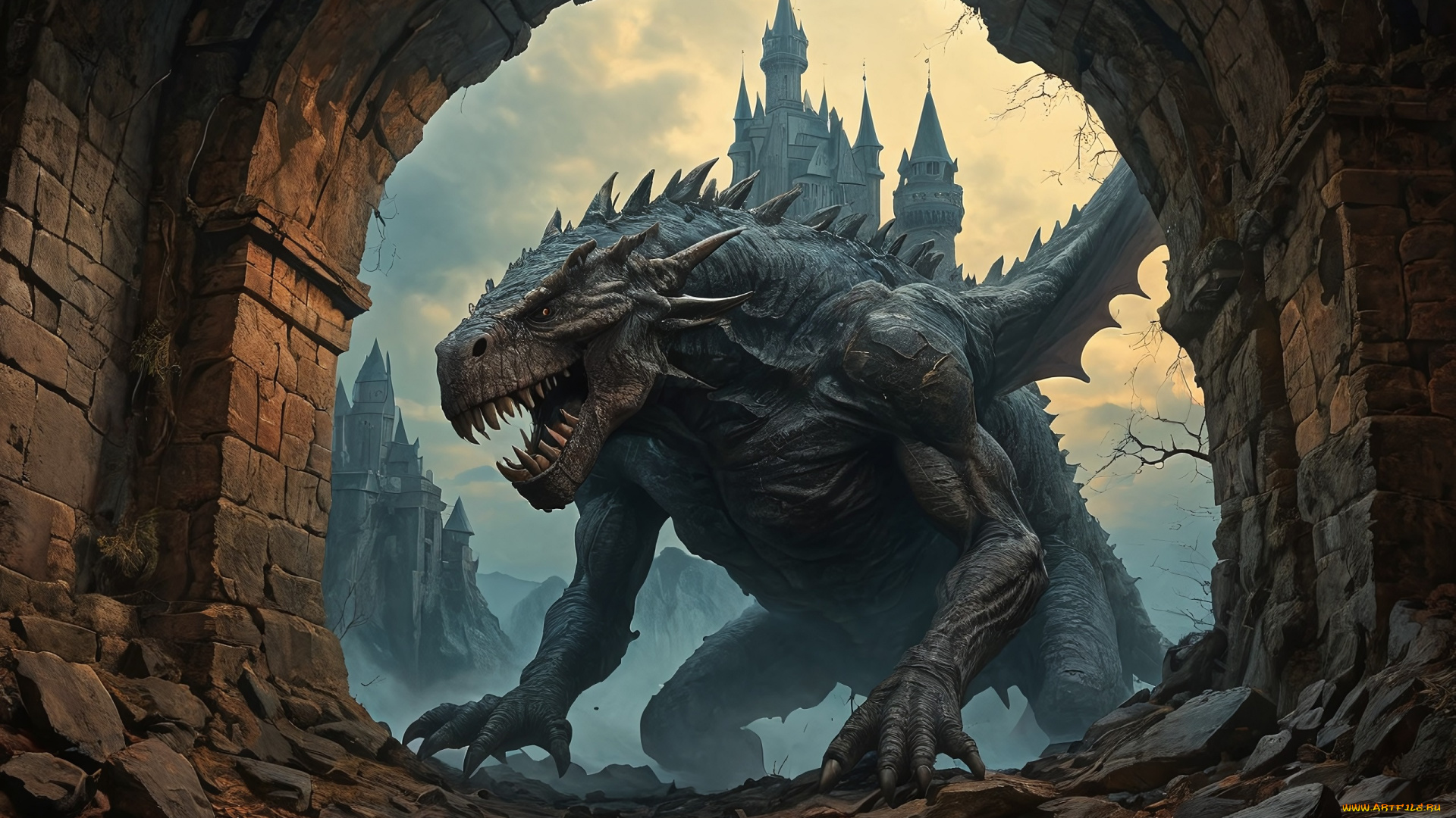 фэнтези, драконы, дракон