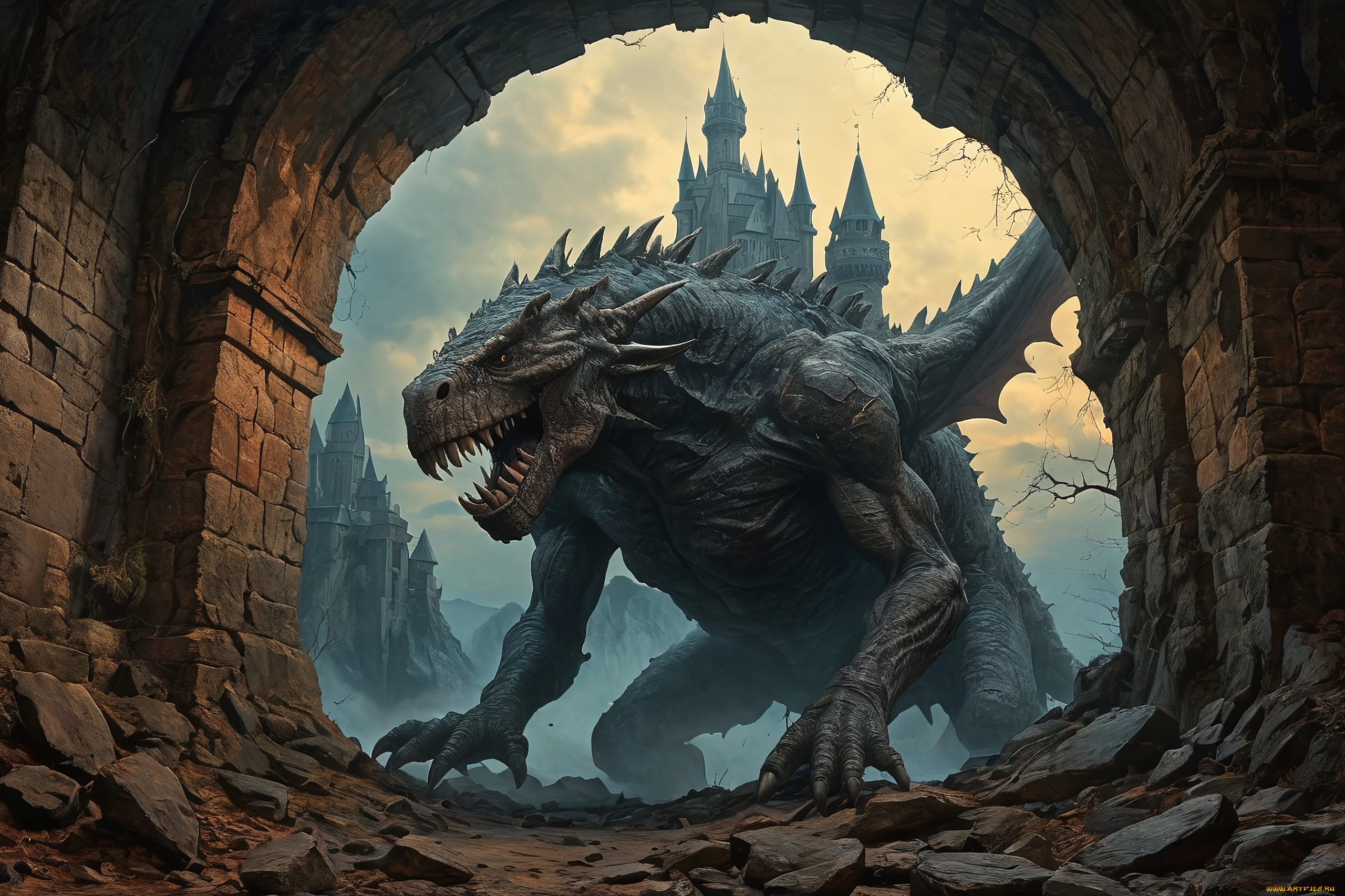 фэнтези, драконы, дракон