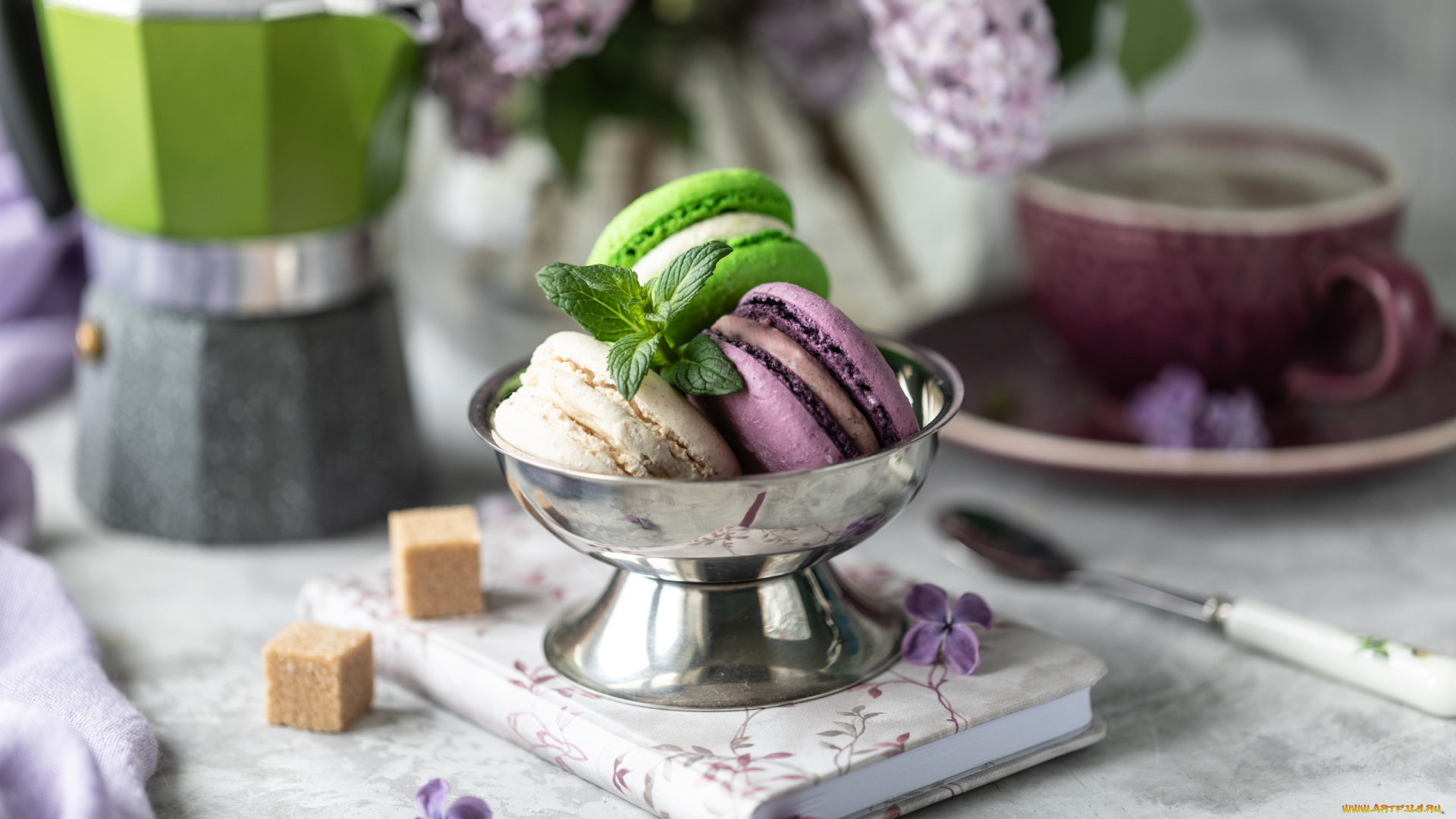 еда, макаруны, лакомство, ассорти