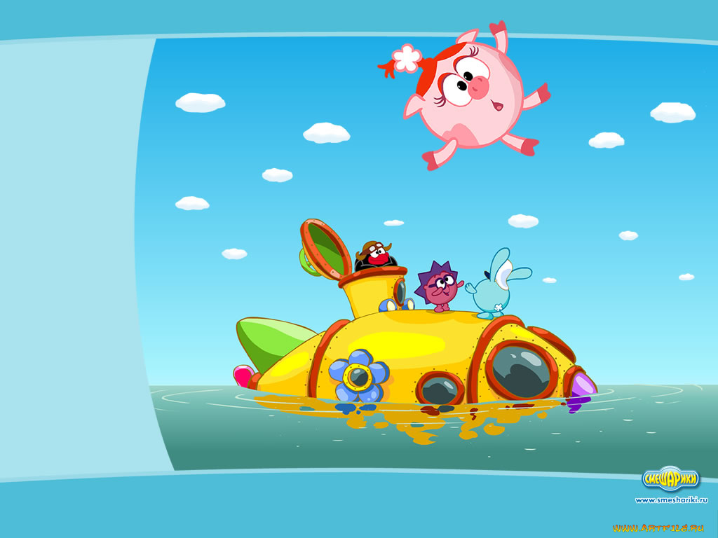 мультфильмы, смешарики