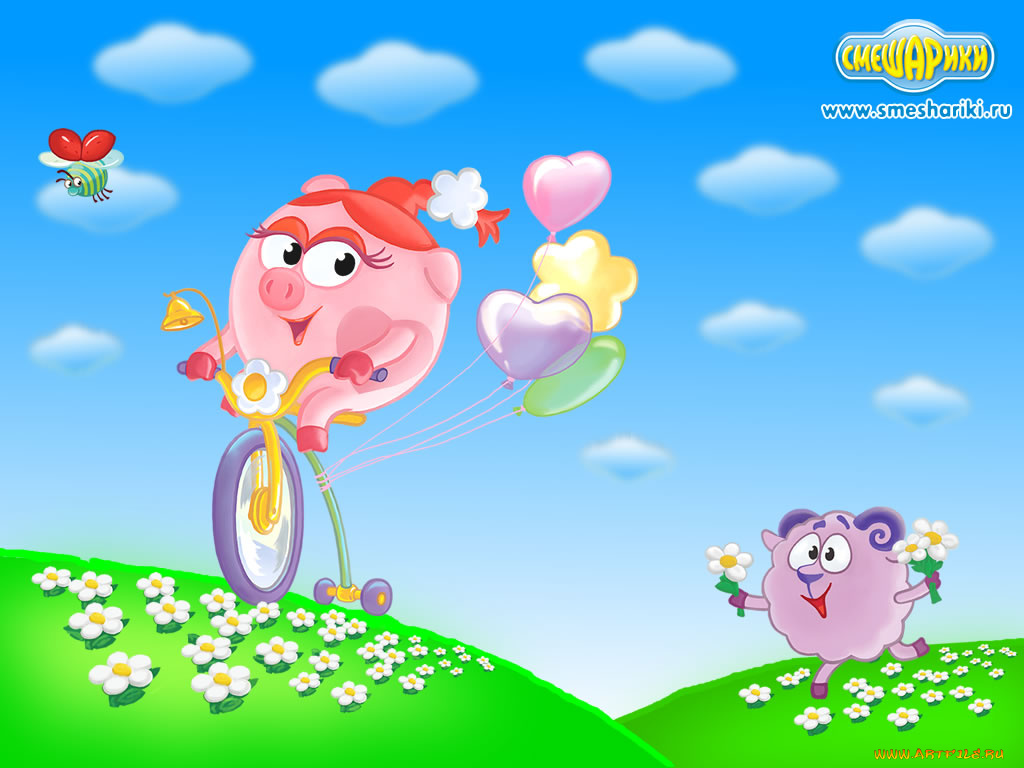 мультфильмы, смешарики