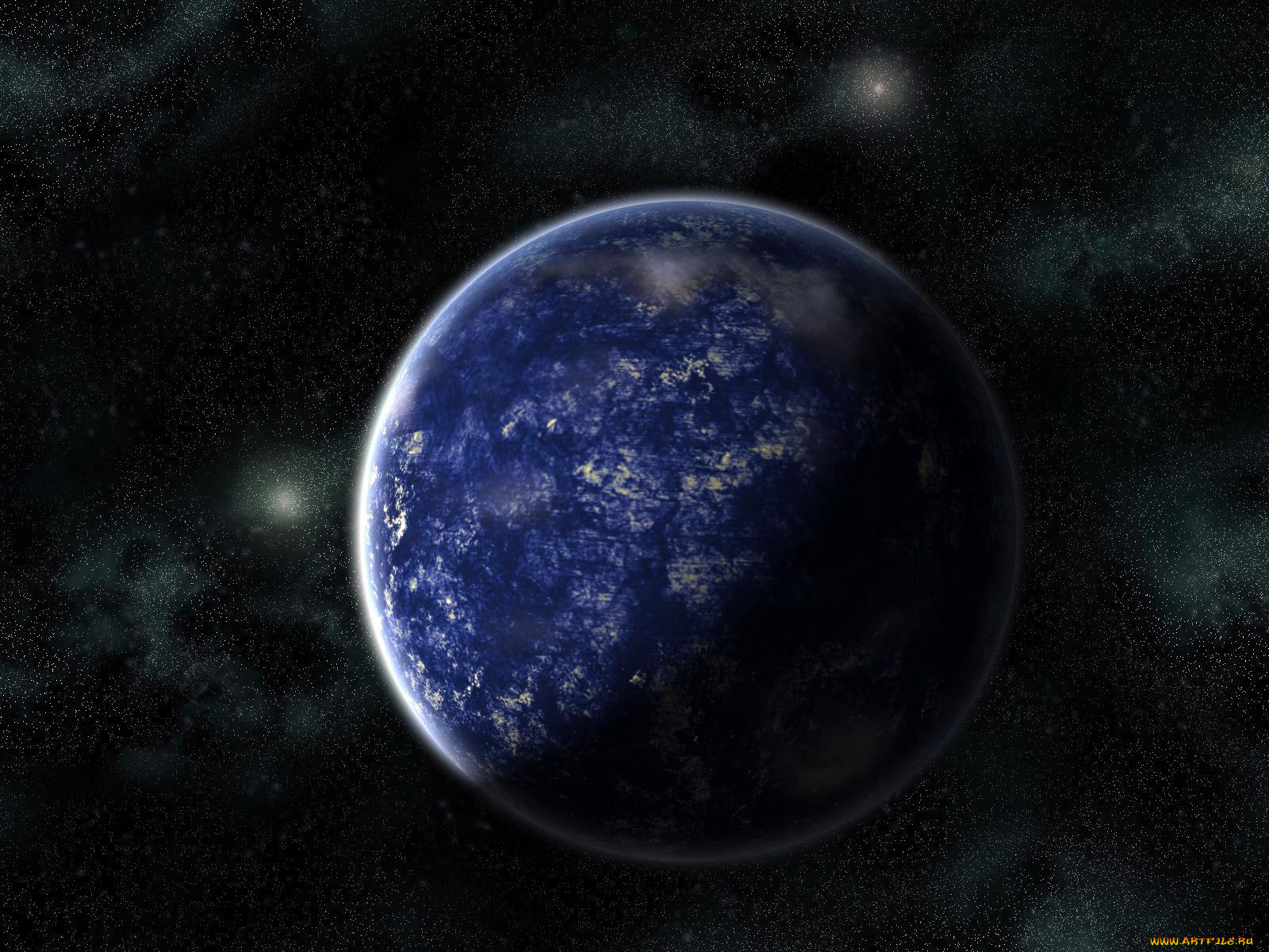 планета, космос, арт