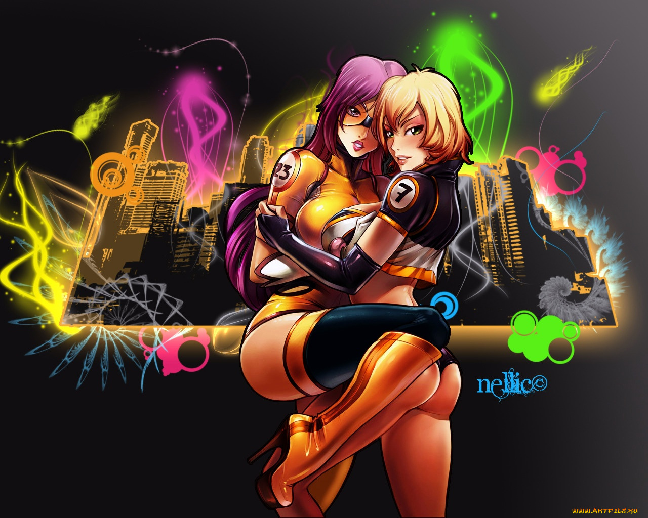 рисованные, люди