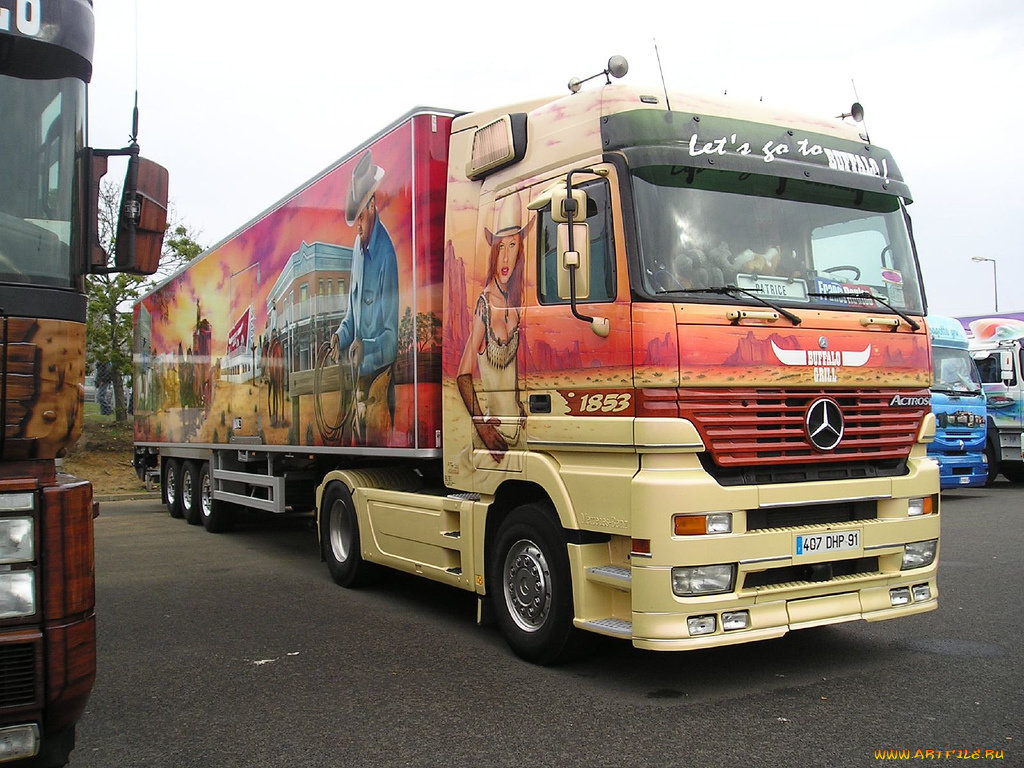 автомобили, mercedes, trucks