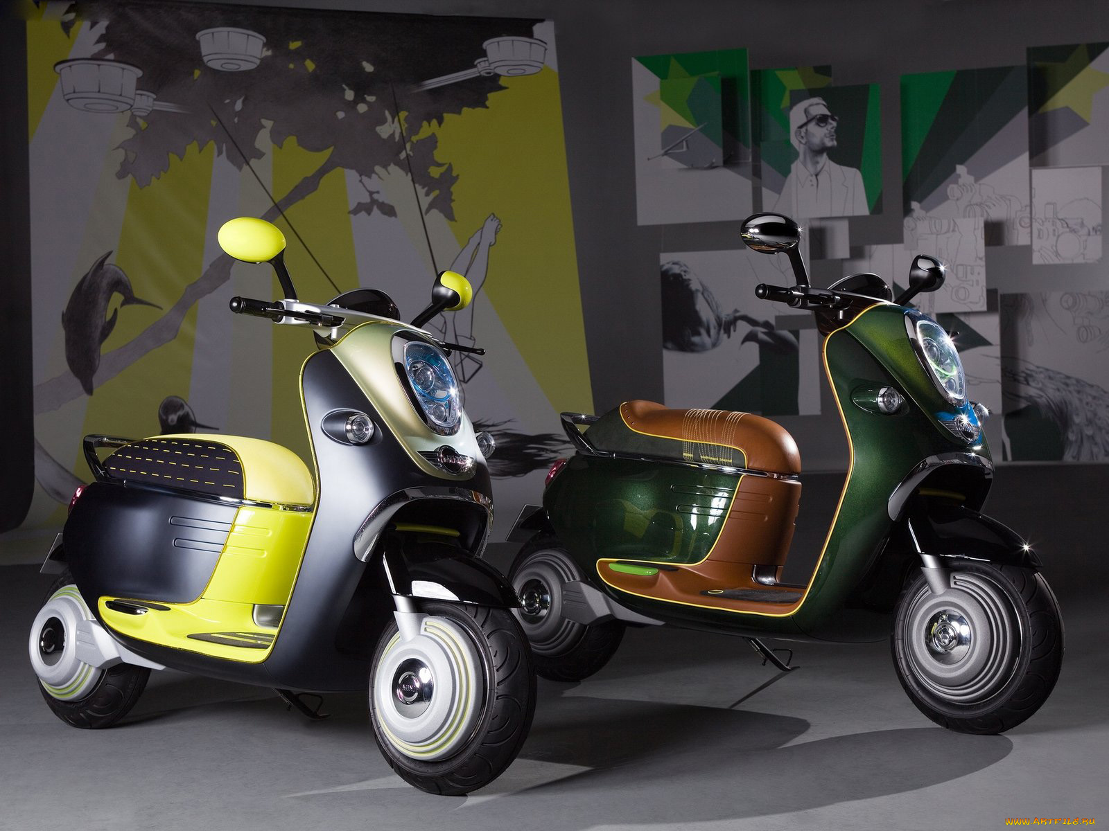 мотоциклы, мотороллеры