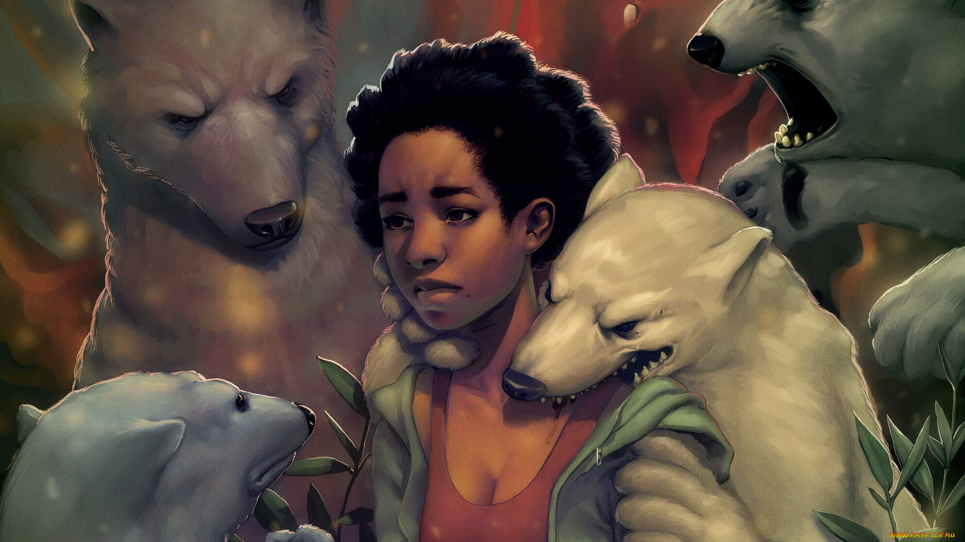 paul, davey, фэнтези, красавицы, чудовища