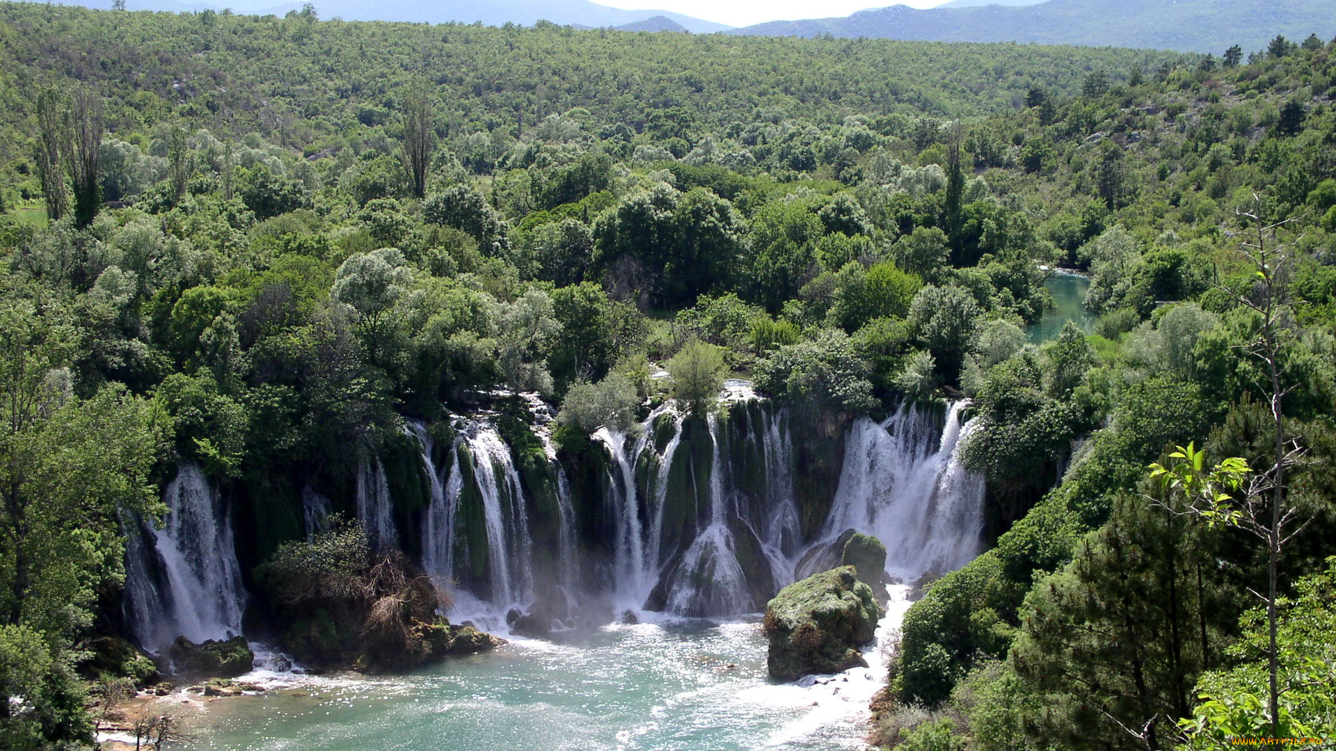 kravica, waterfall, река, trebizat, босния, герцеговина, природа, водопады