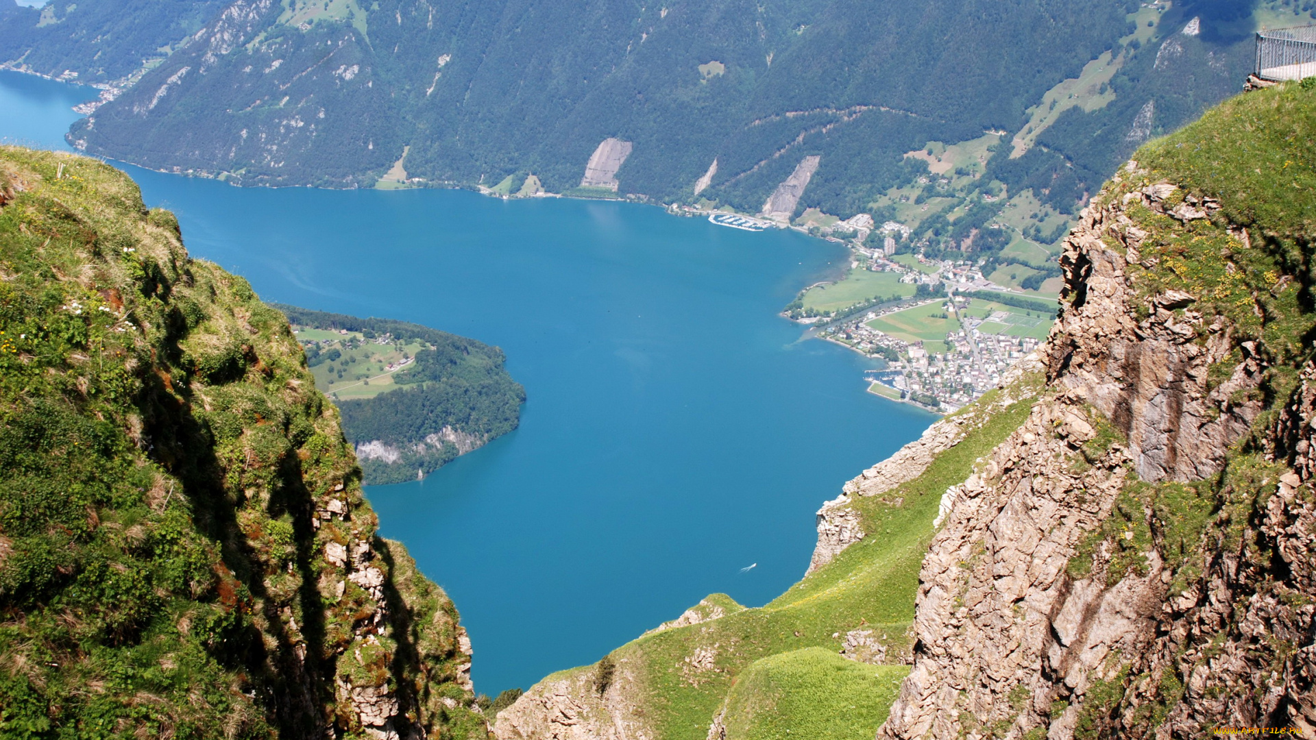 швейцария, моршах, природа, реки, озера, озеро, горы