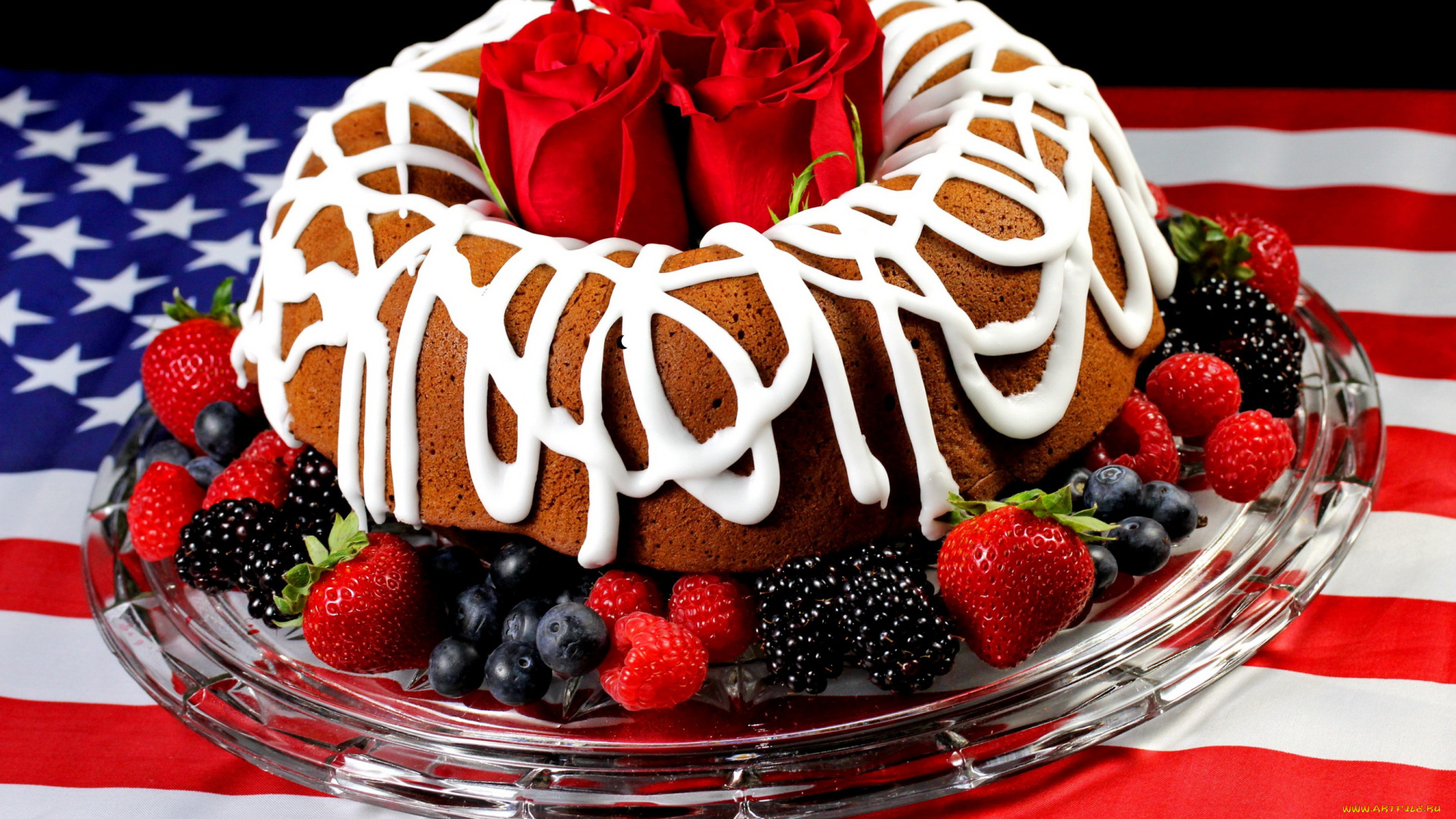 еда, торт, только, пирог, ягоды, украшения