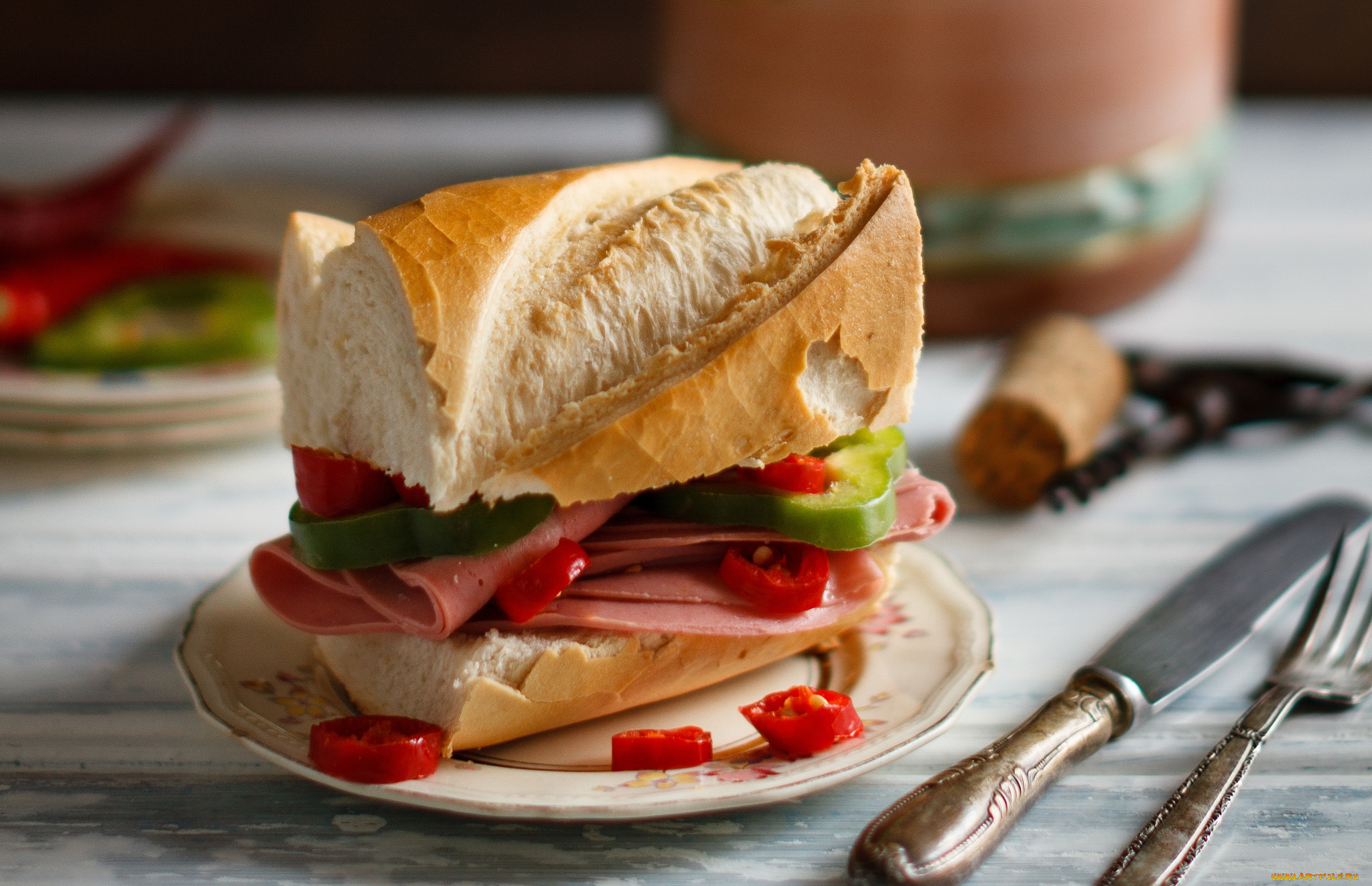 еда, бутерброды, гамбургеры, канапе, ветчина, чили, булка