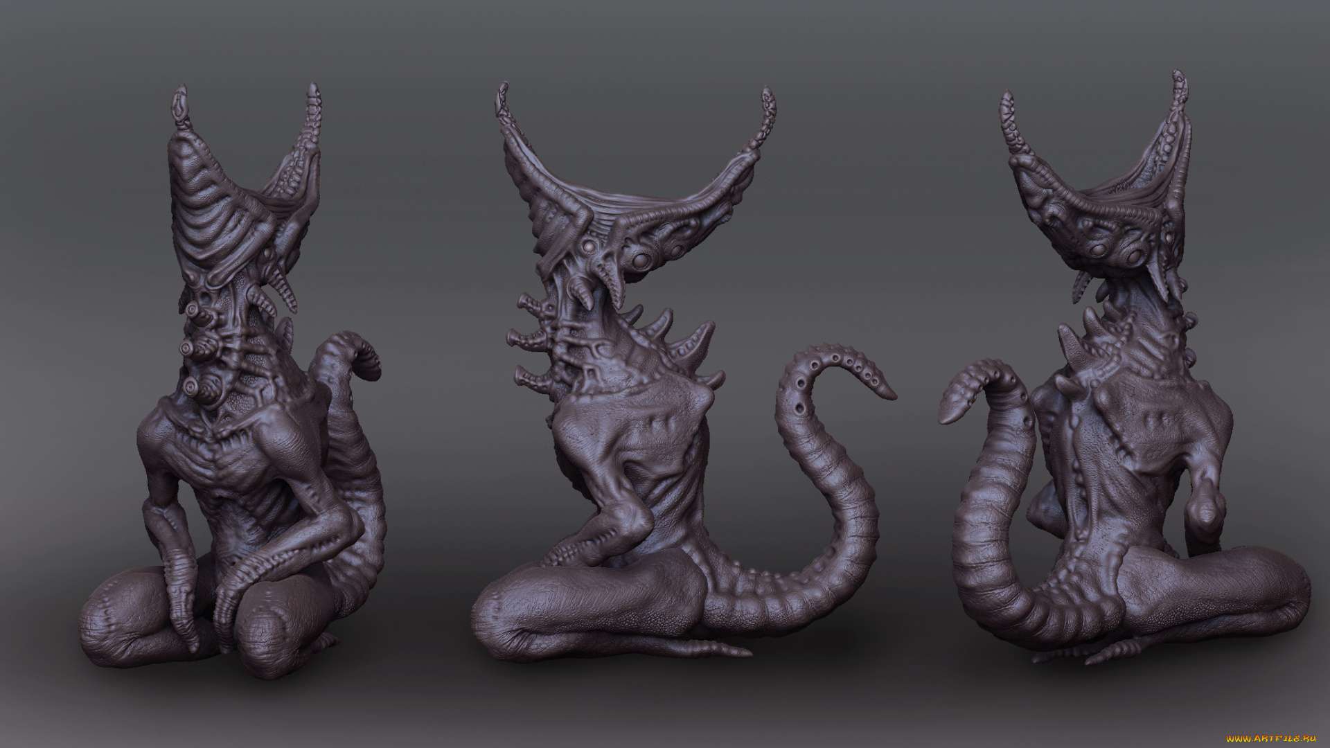 3д, графика, _science, fiction, существа