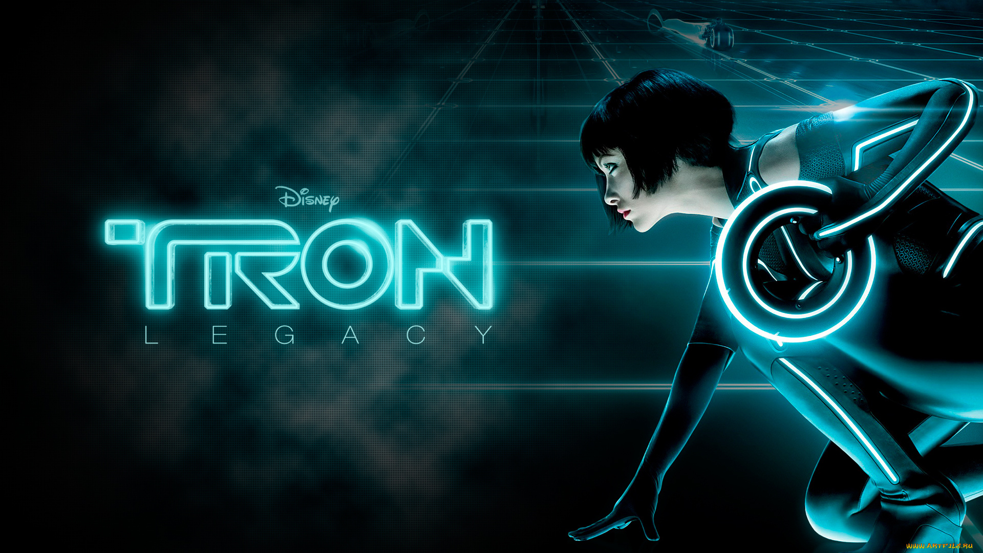 кино, фильмы, tron, legacy, фон, девушка