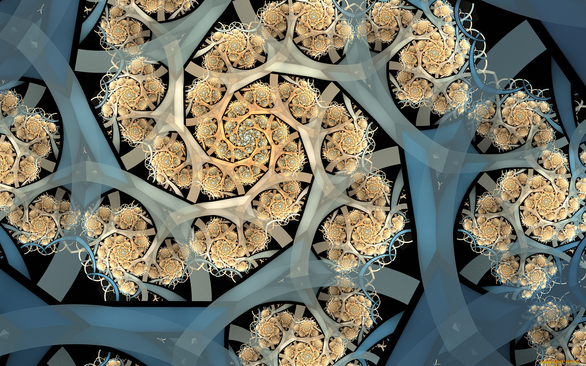 3д, графика, фракталы, , fractal, фон, узор, цвета