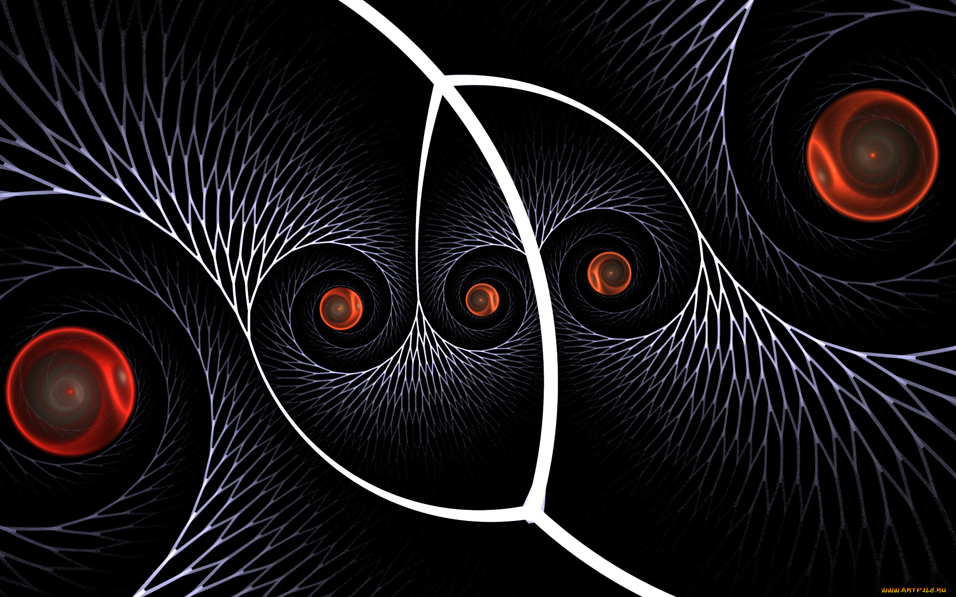 3д, графика, фракталы, , fractal, узор, цвета, фон