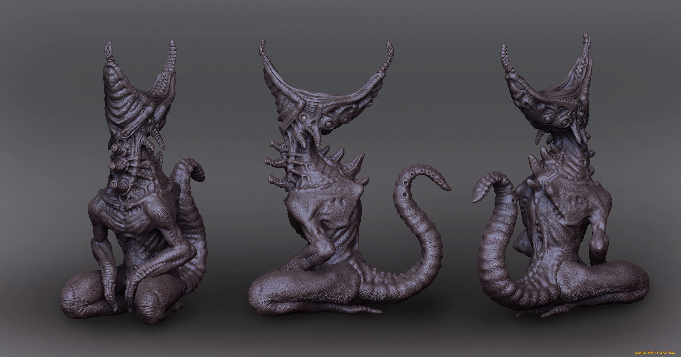 3д, графика, _science, fiction, существа