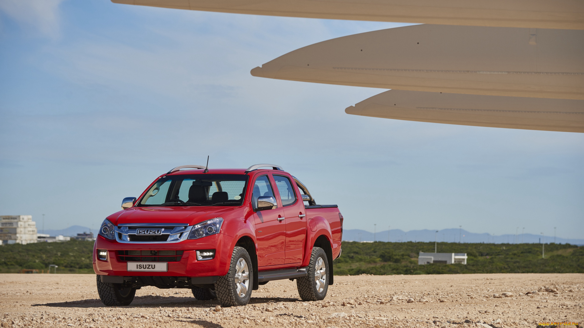 автомобили, isuzu, 2015г, красный, cab, double, kb