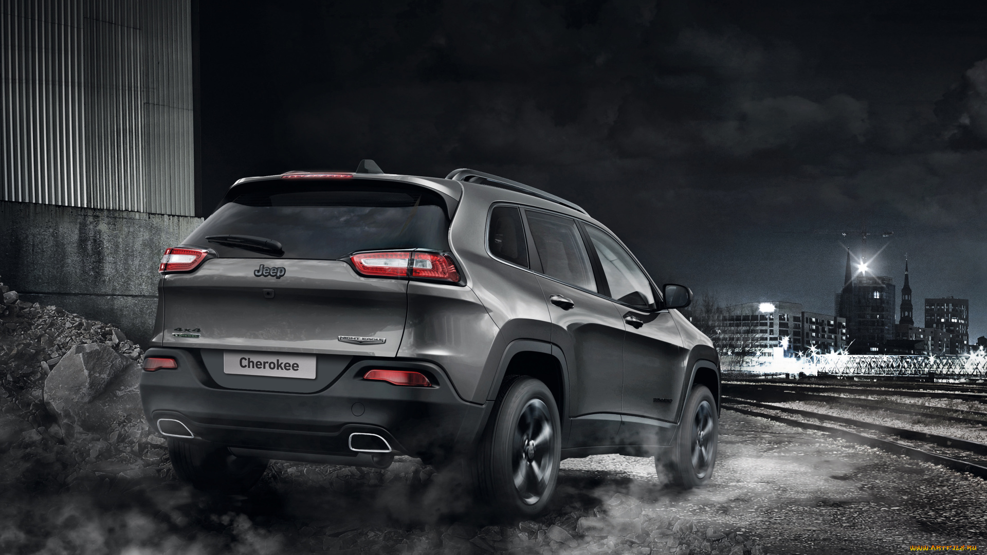 автомобили, jeep, renegade, night, eagle, 2015г, bu