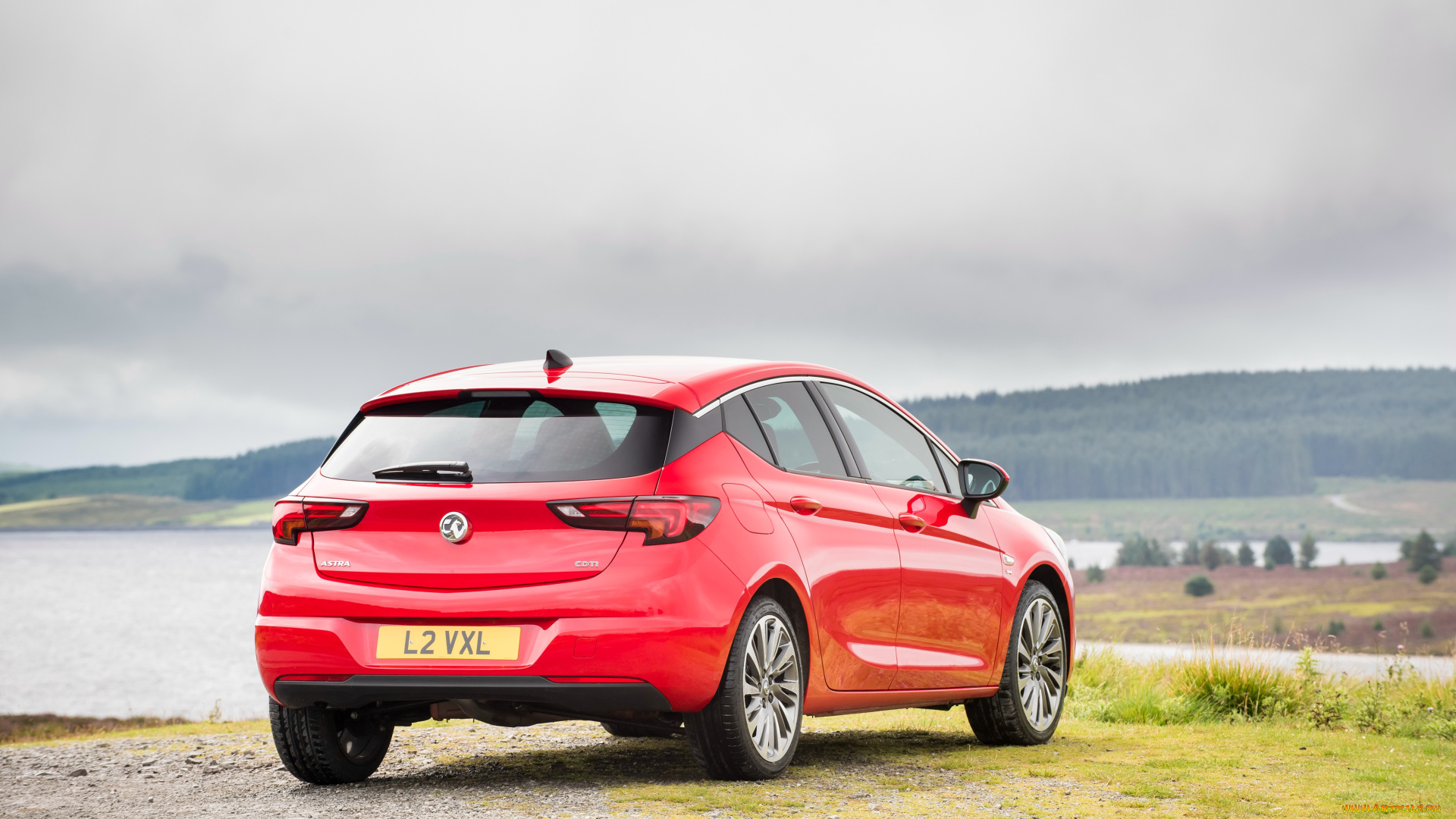 автомобили, vauxhall, 2015г, красный, astra