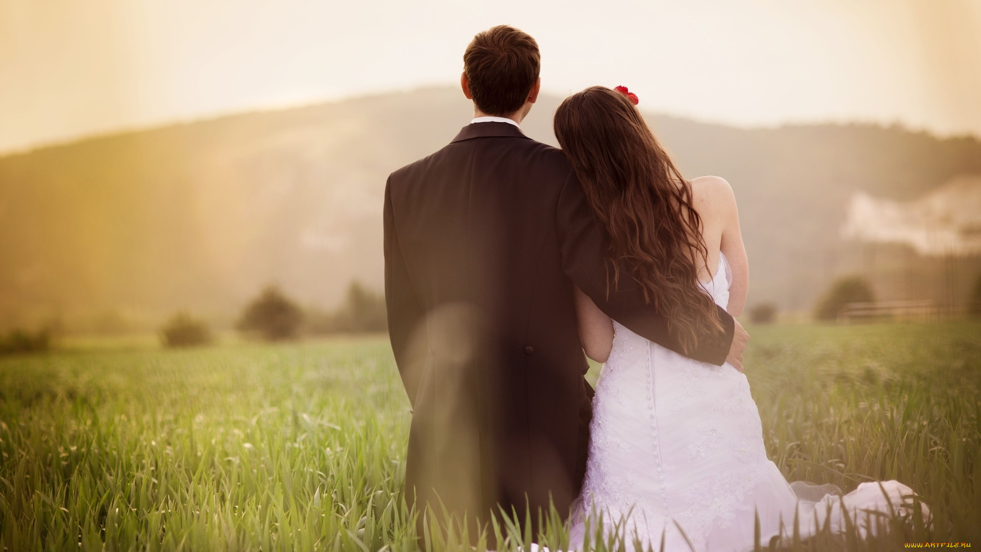 разное, мужчина, женщина, парень, фон, взгляд, девушка