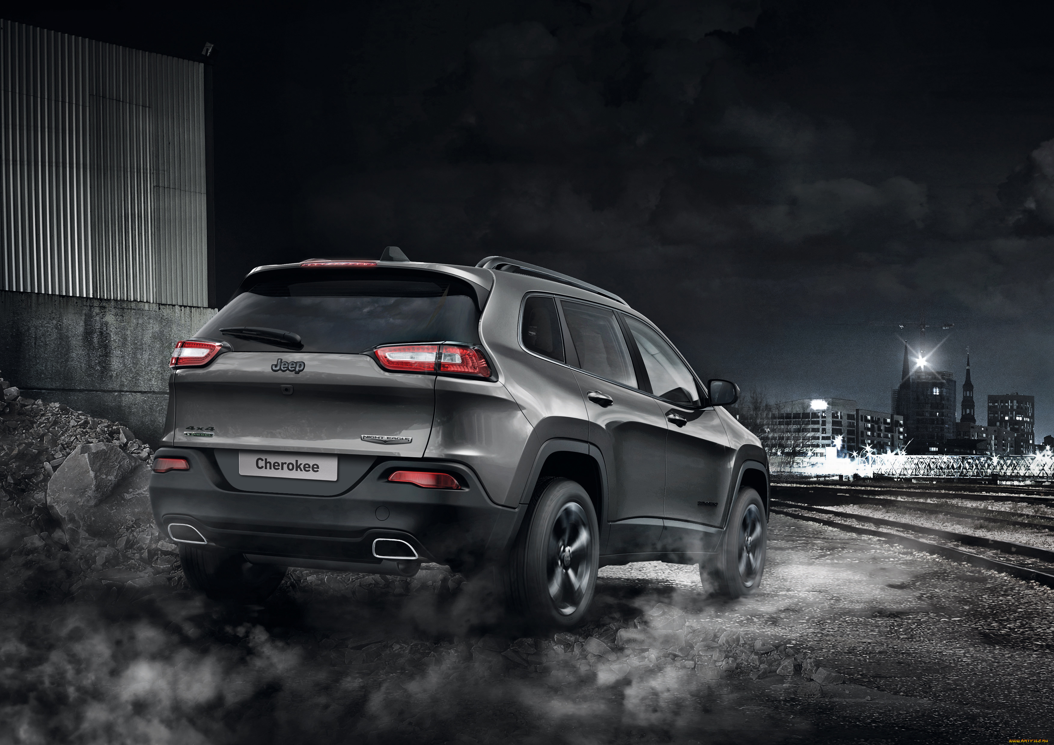 автомобили, jeep, renegade, night, eagle, 2015г, bu
