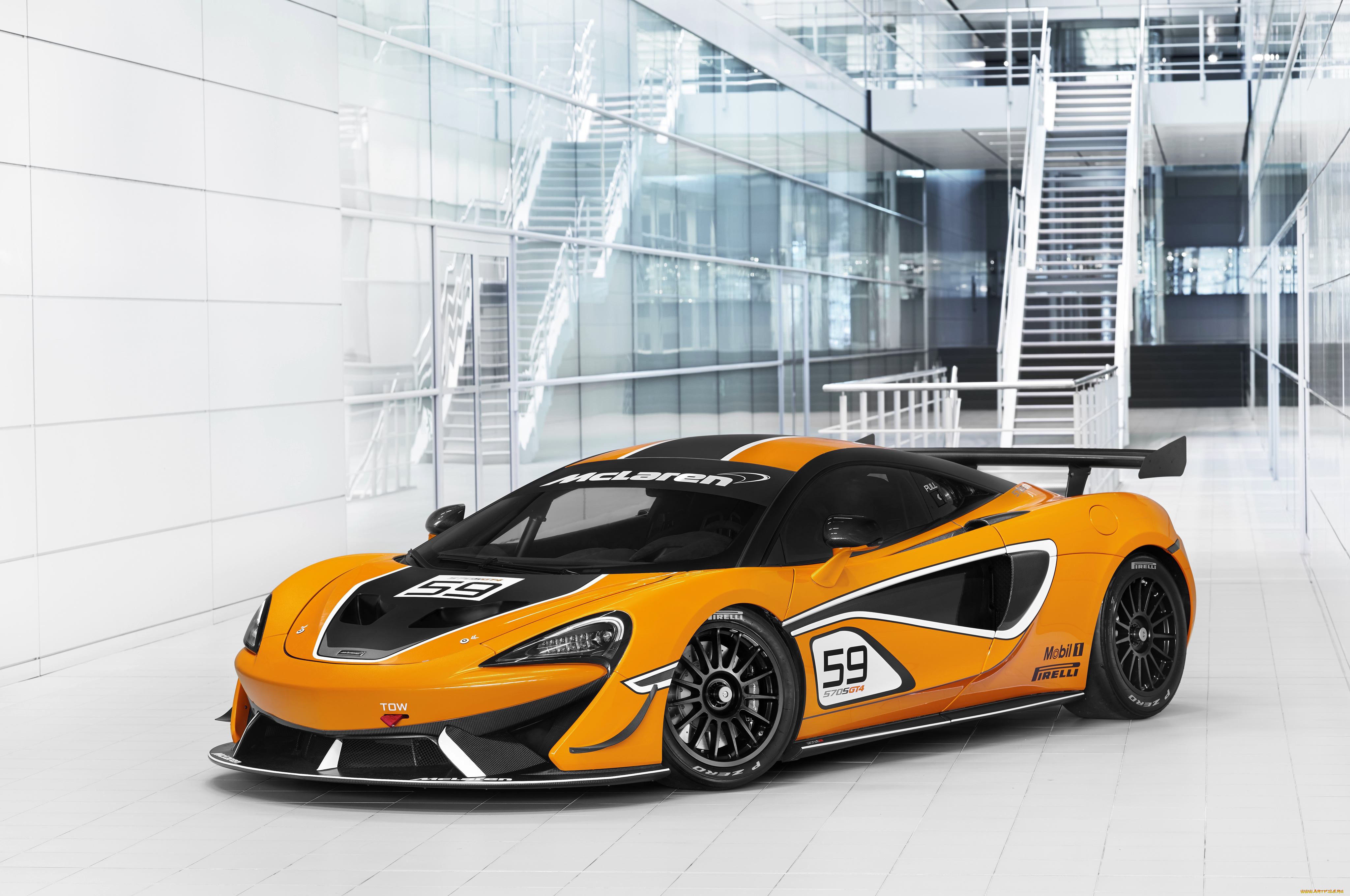 автомобили, mclaren, 2016г, 570s, gt4