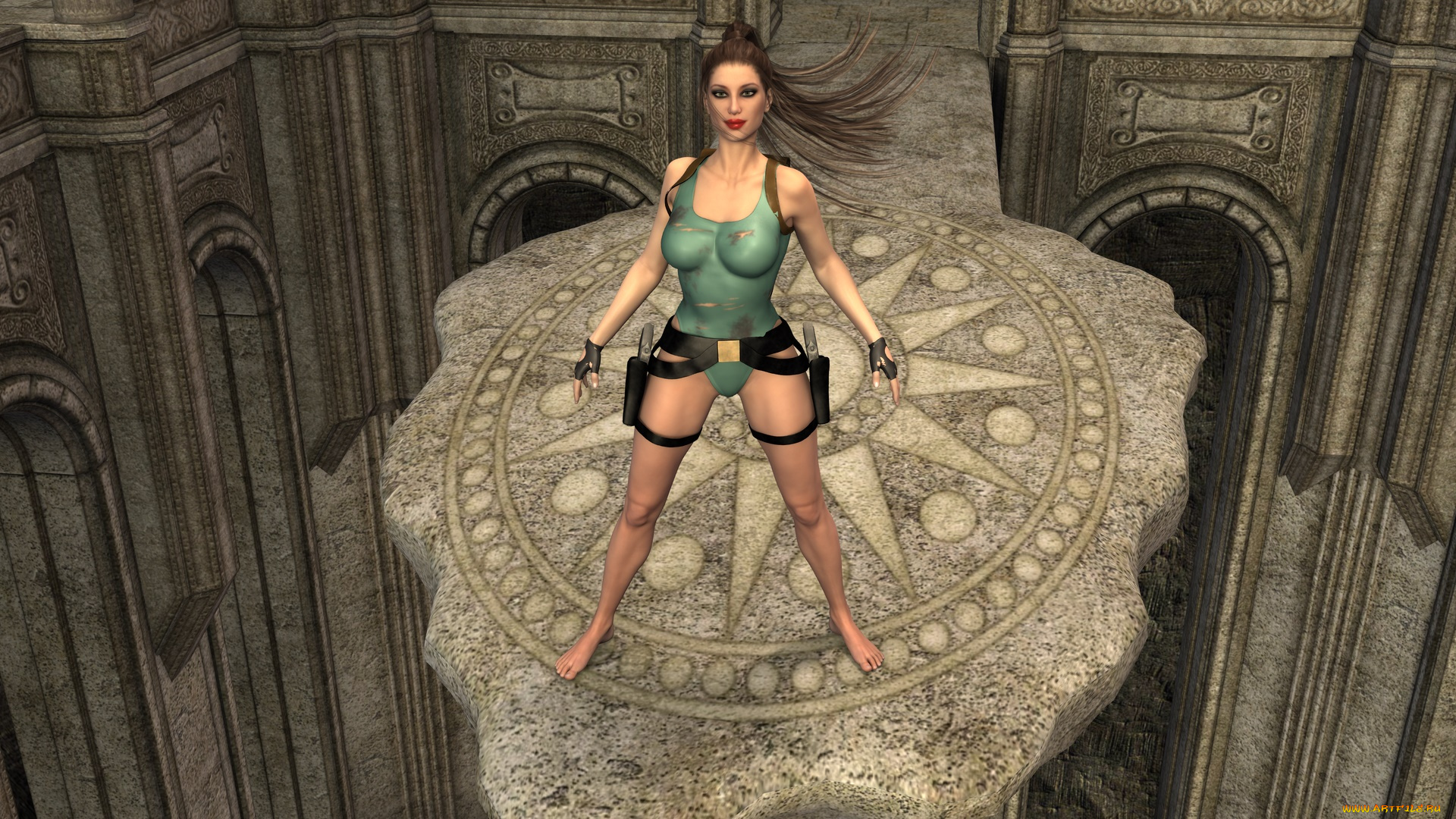 3д, графика, фантазия, , fantasy, фон, взгляд, девушка