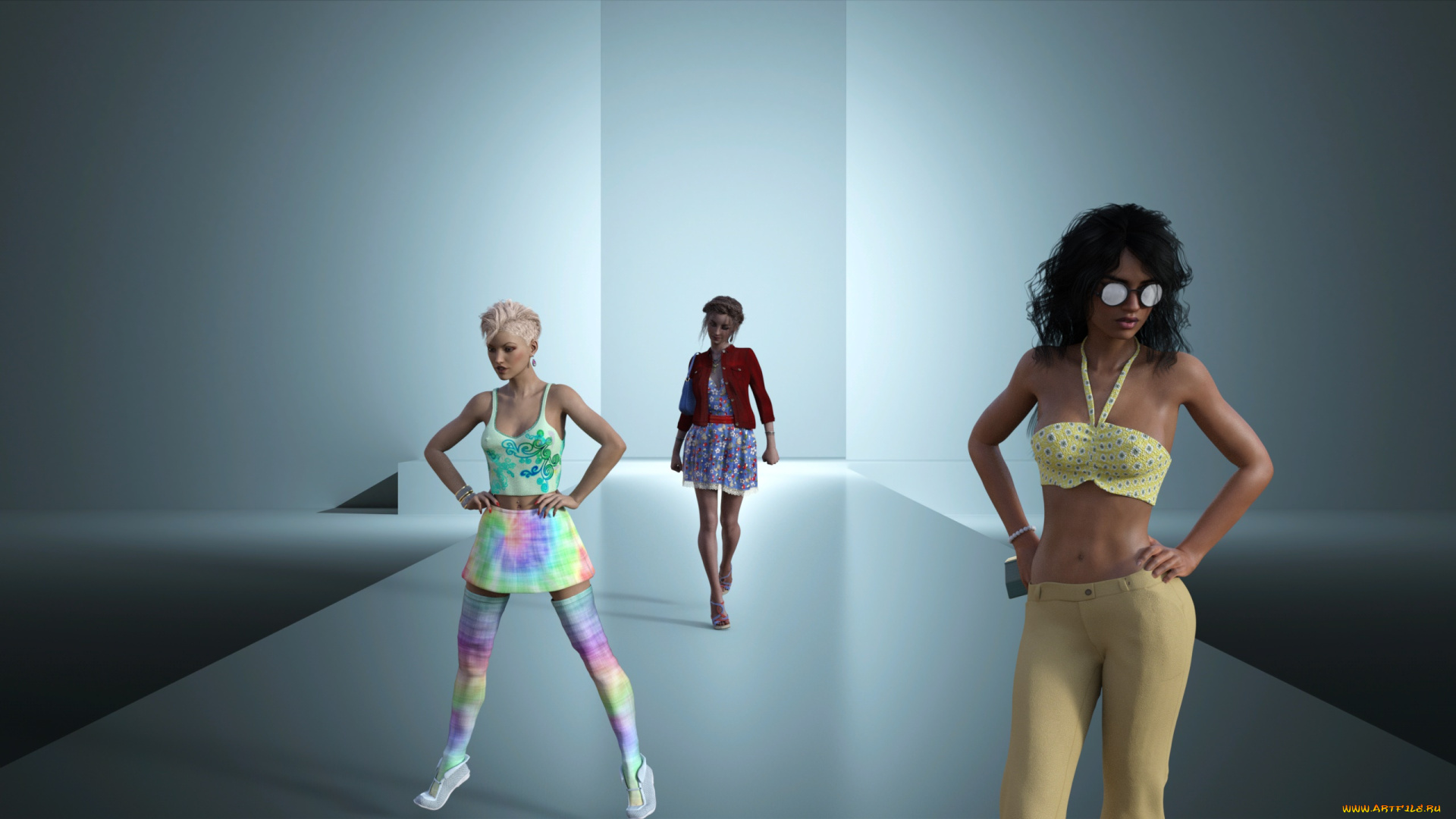 3д, графика, люди, , people, фон, взгляд, девушки