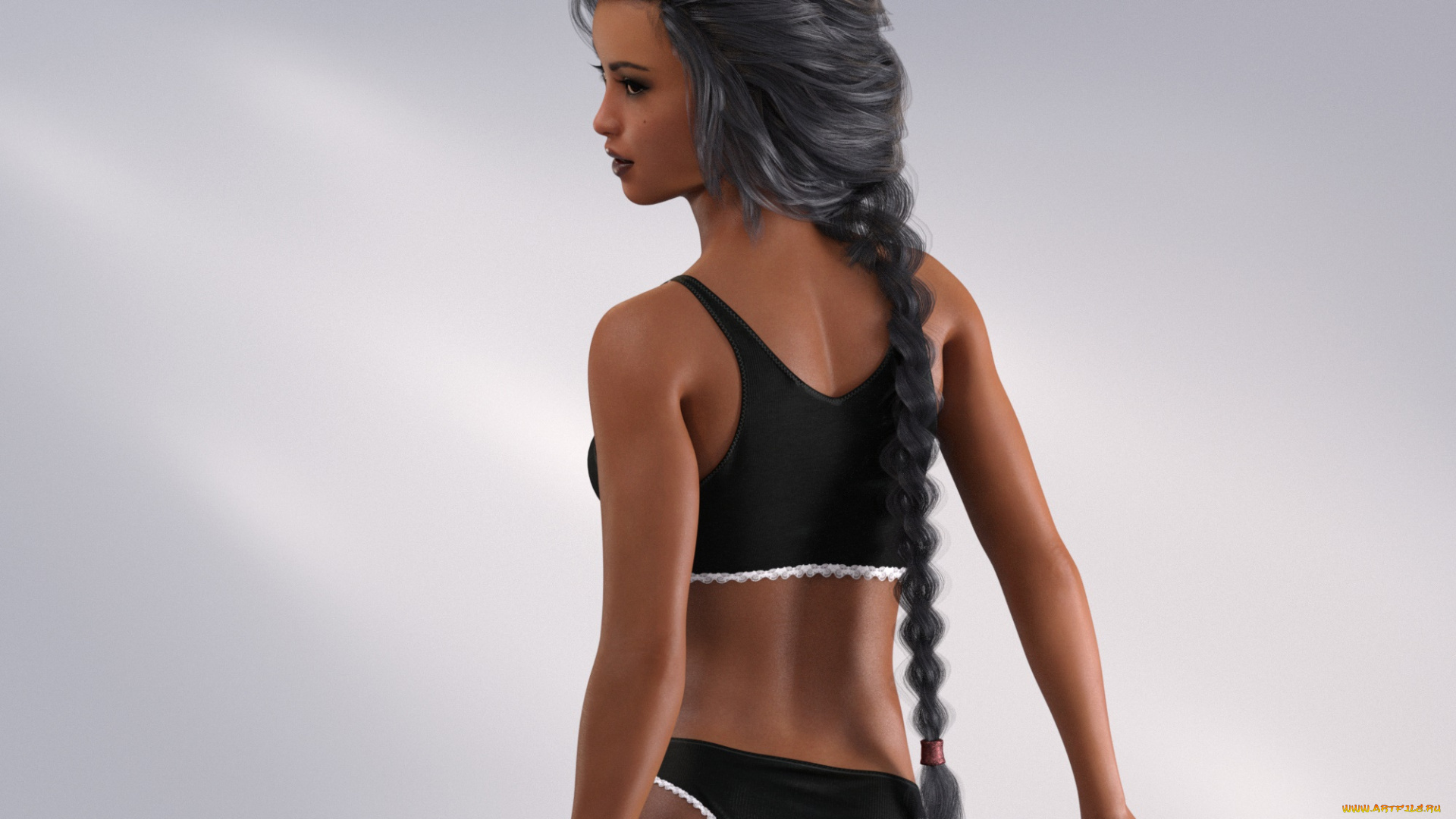 3д, графика, люди, , people, взгляд, девушка, фон