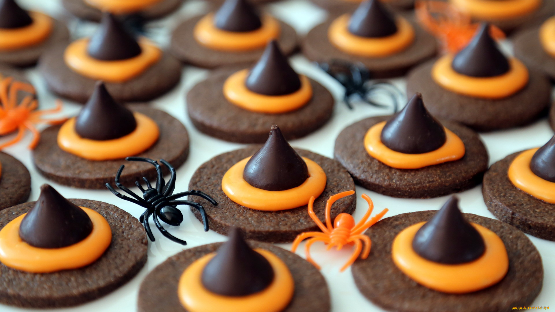 еда, пирожные, , кексы, , печенье, паучки, печенье