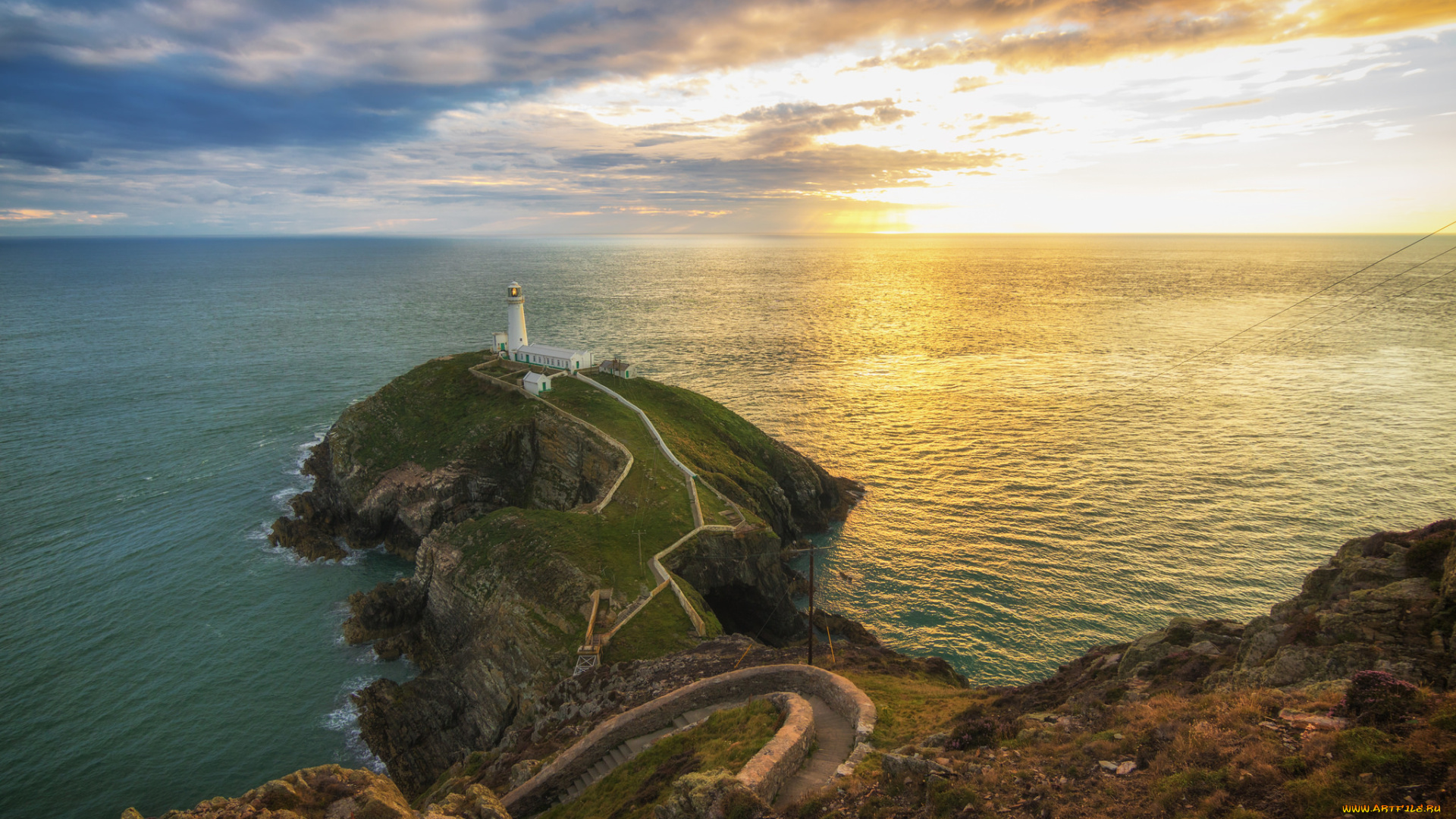 природа, маяки, простор
