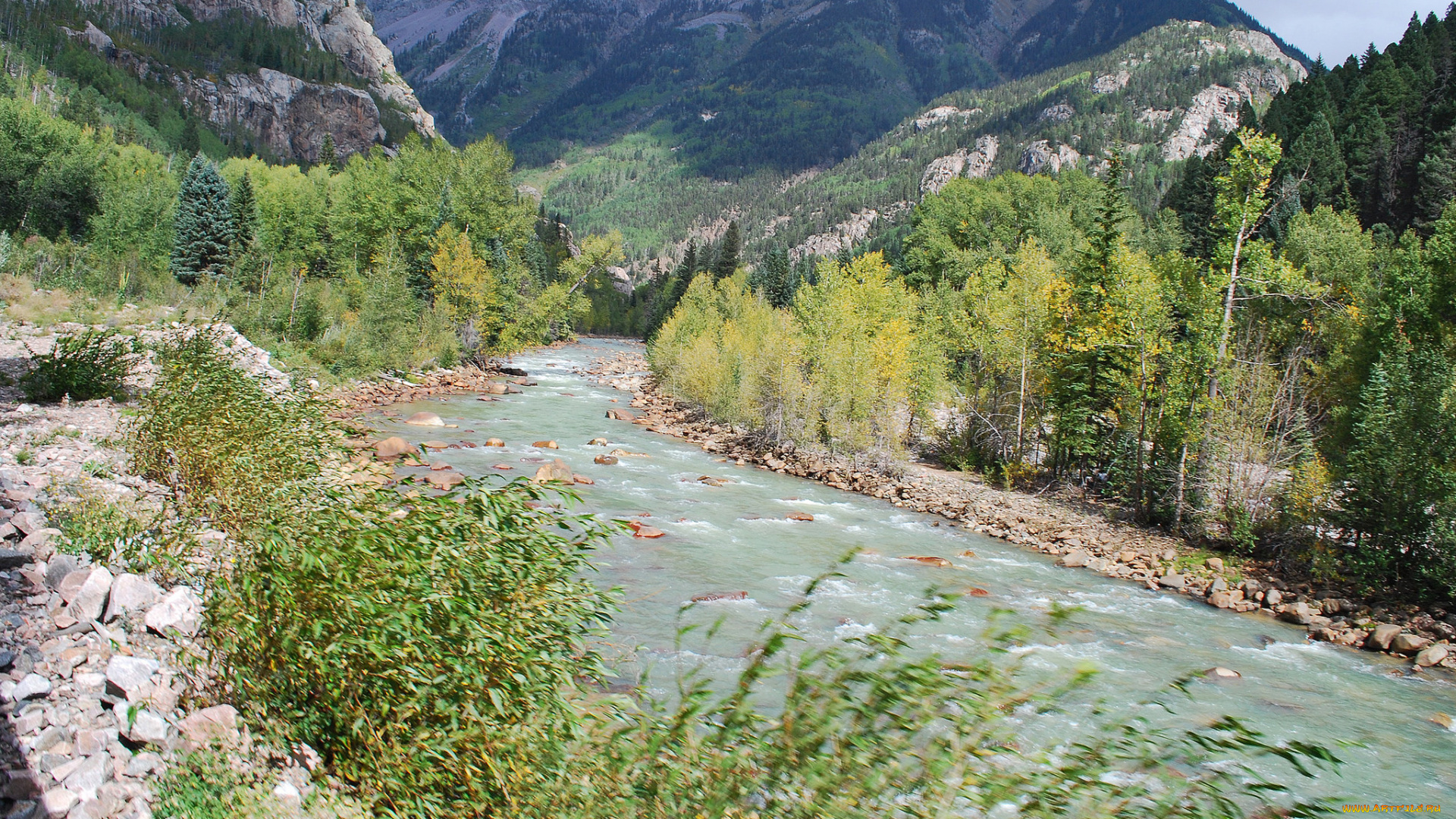 природа, реки, озера, горы, река