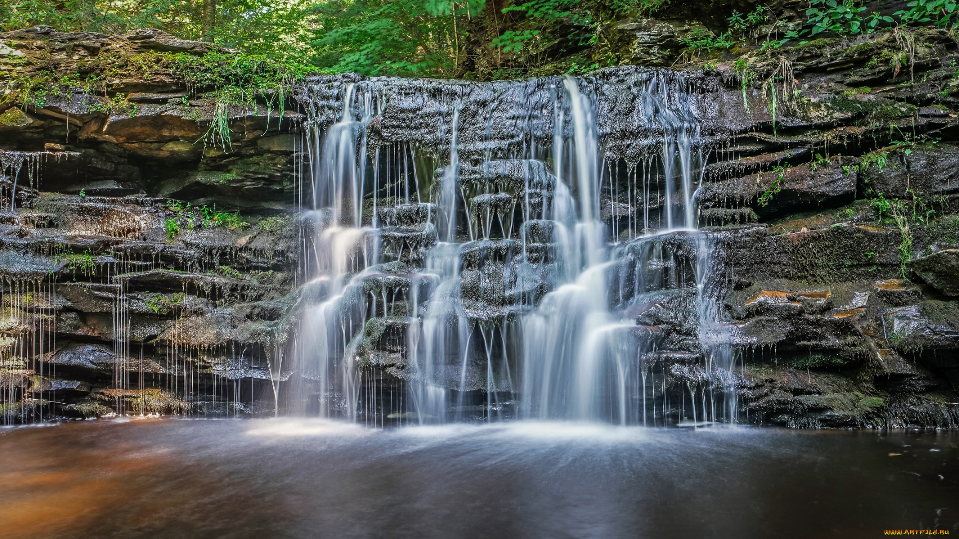 природа, водопады, водопад