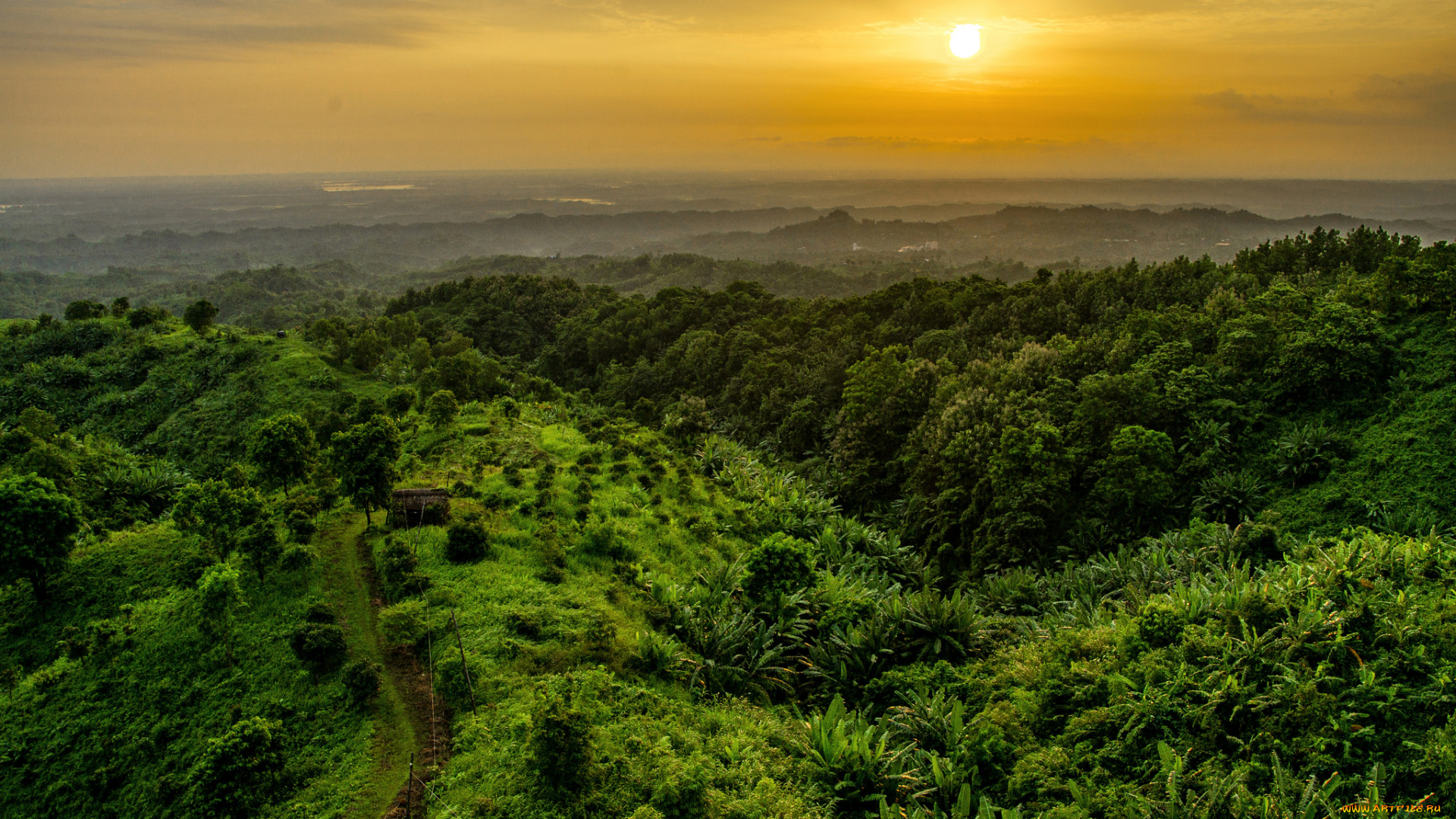 природа, восходы, закаты, простор
