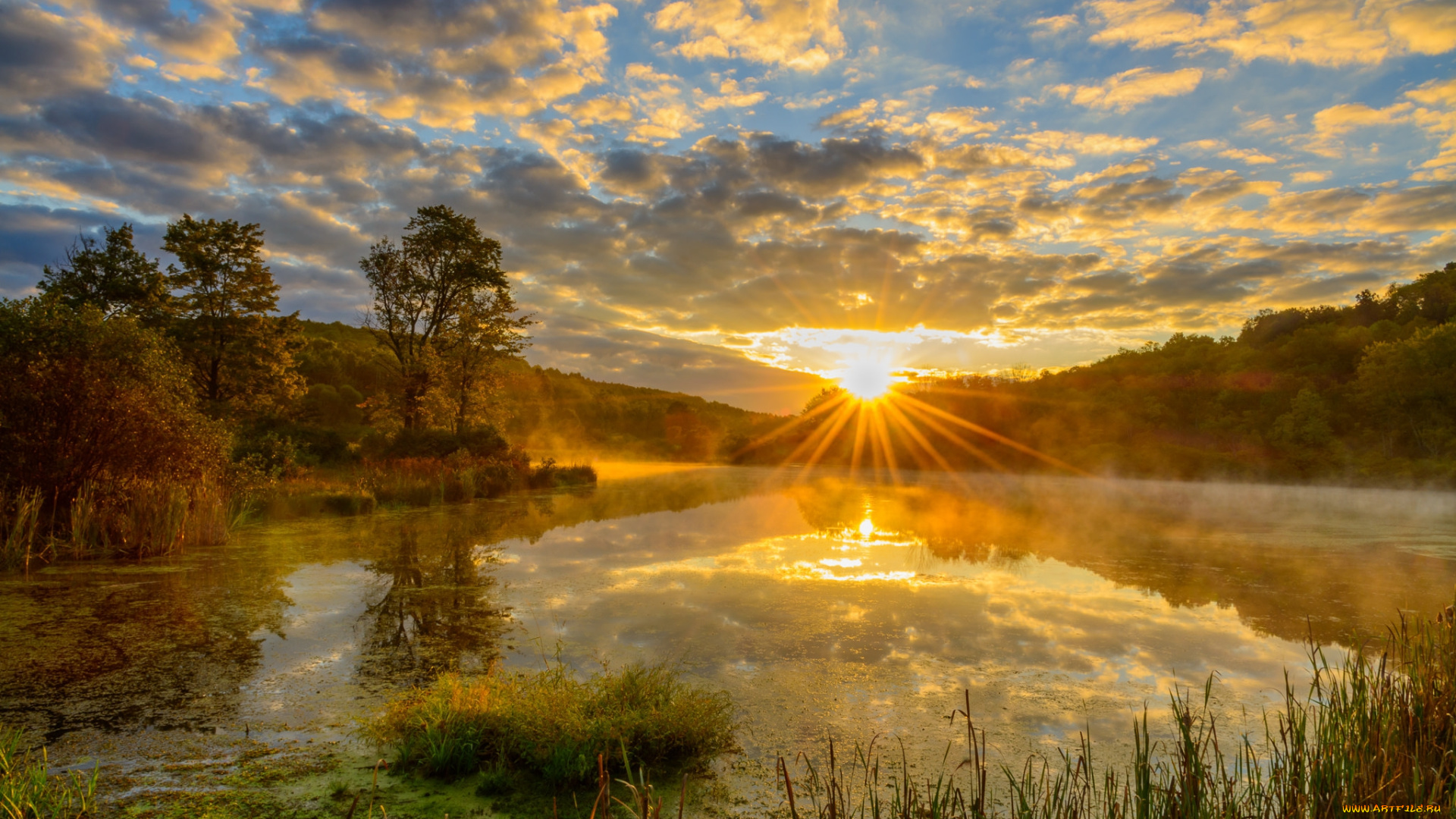 природа, восходы, закаты, простор