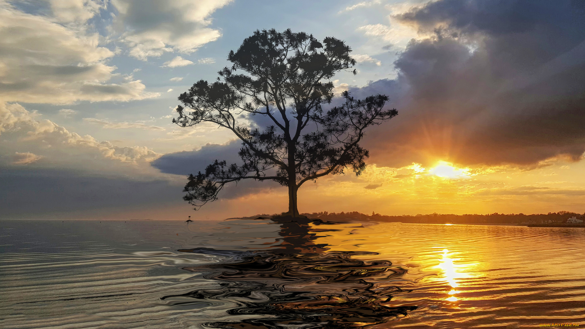 природа, восходы, закаты, простор