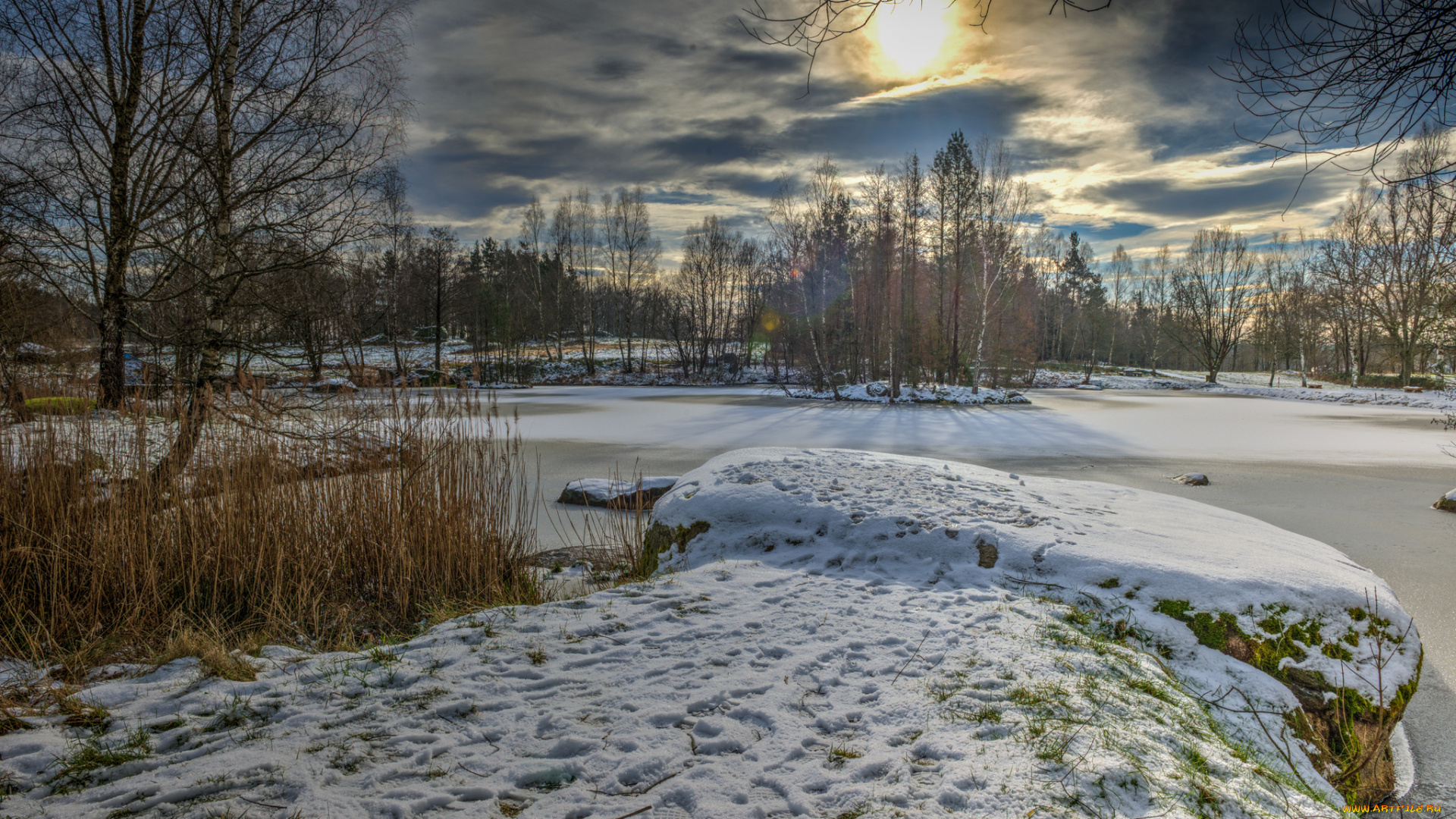 природа, зима, niagara, falls