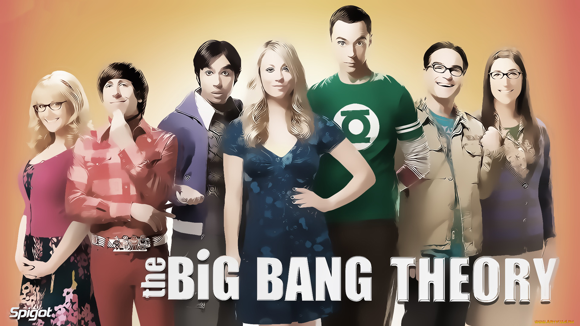 рисованное, кино, улыбка, фон, люди, взгляд